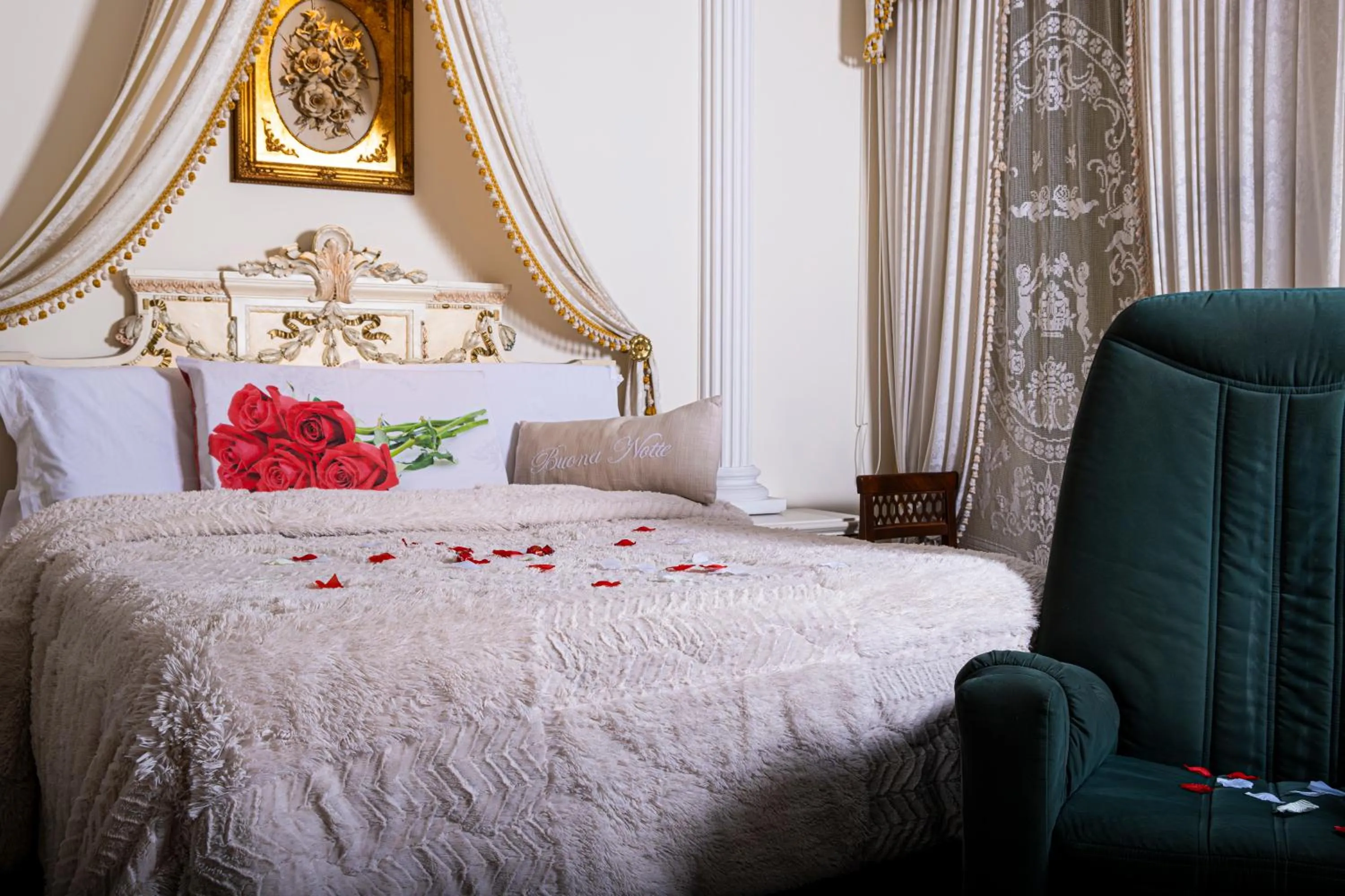 Bedroom, Bed in Hotel Vandelli