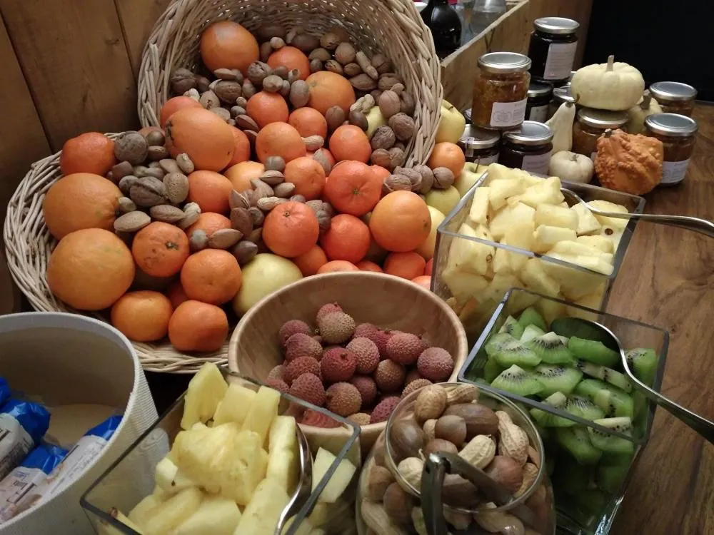 Buffet breakfast in Fondo Brugarolo B&B