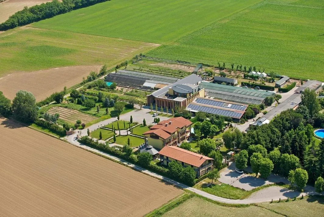 Bird's eye view in Fondo Brugarolo B&B