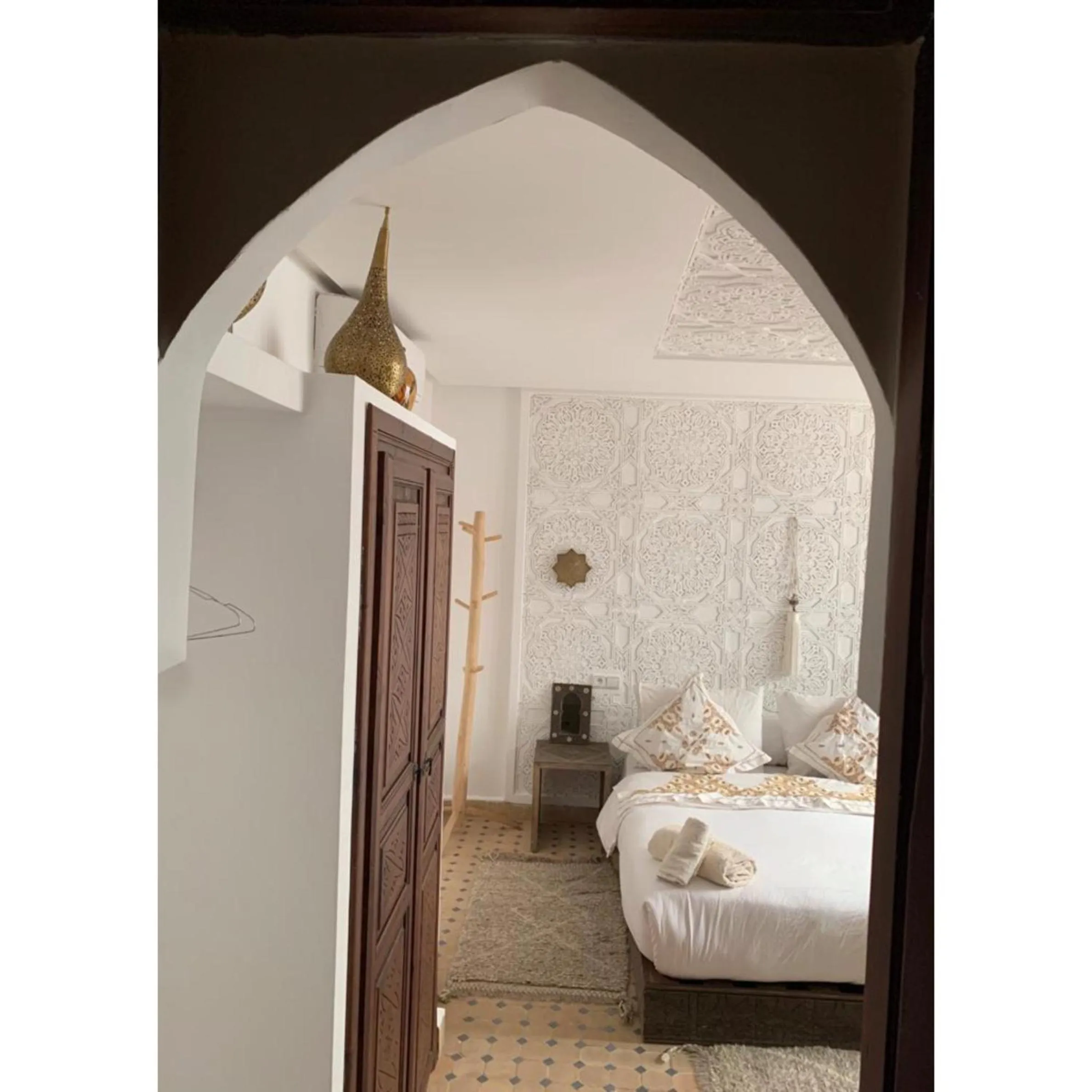 Bed in Riad Marchica