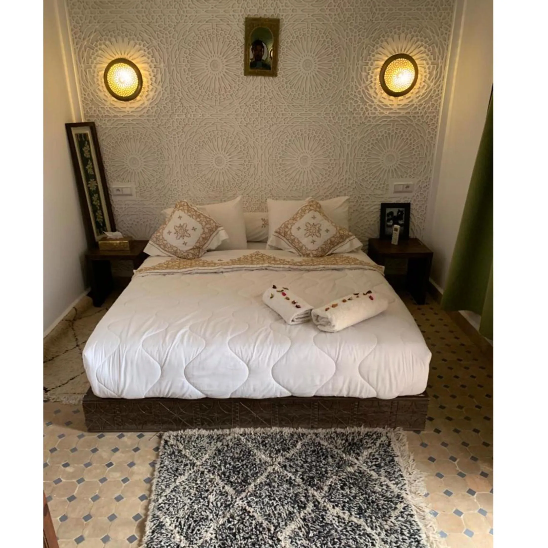 Bed in Riad Marchica