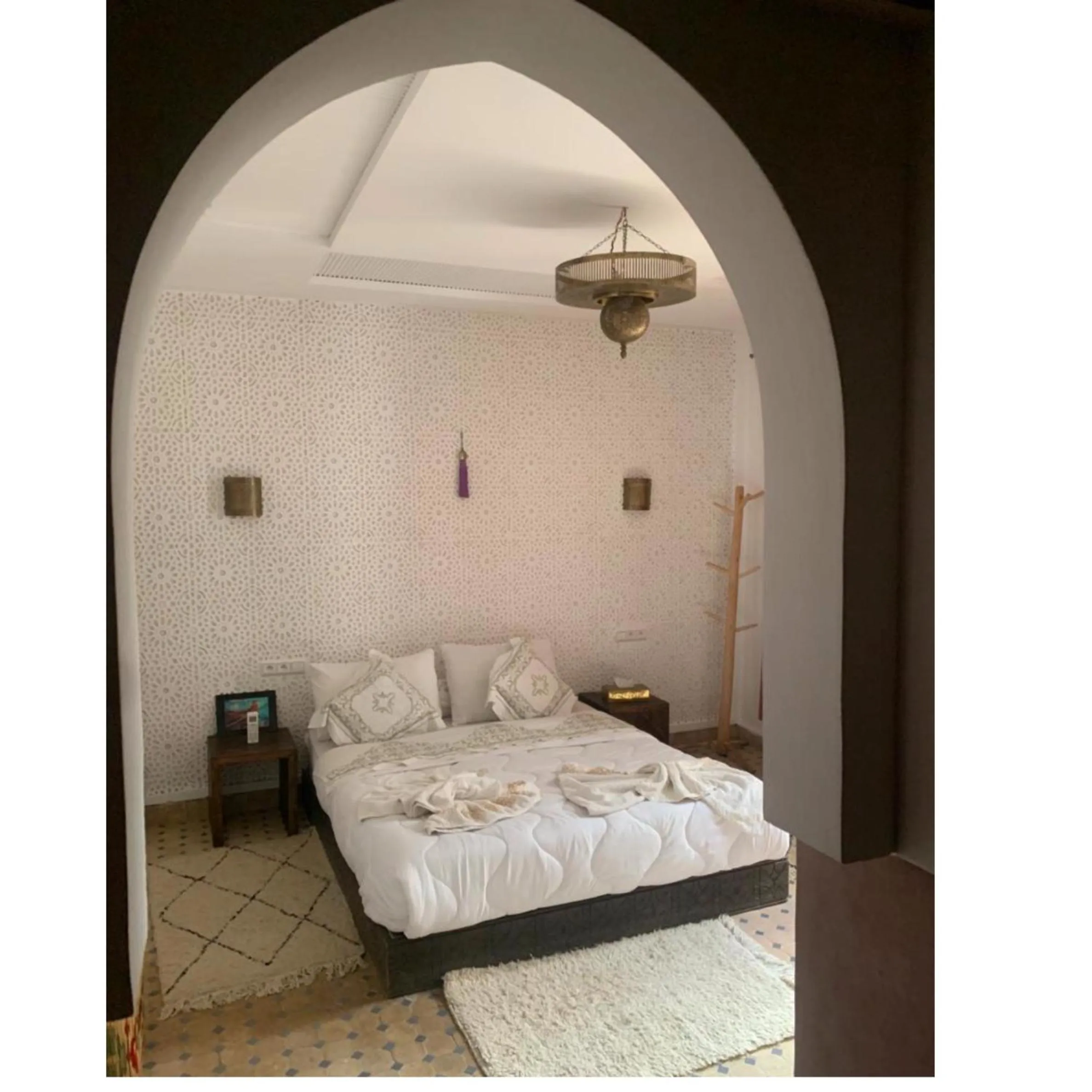 Bed in Riad Marchica
