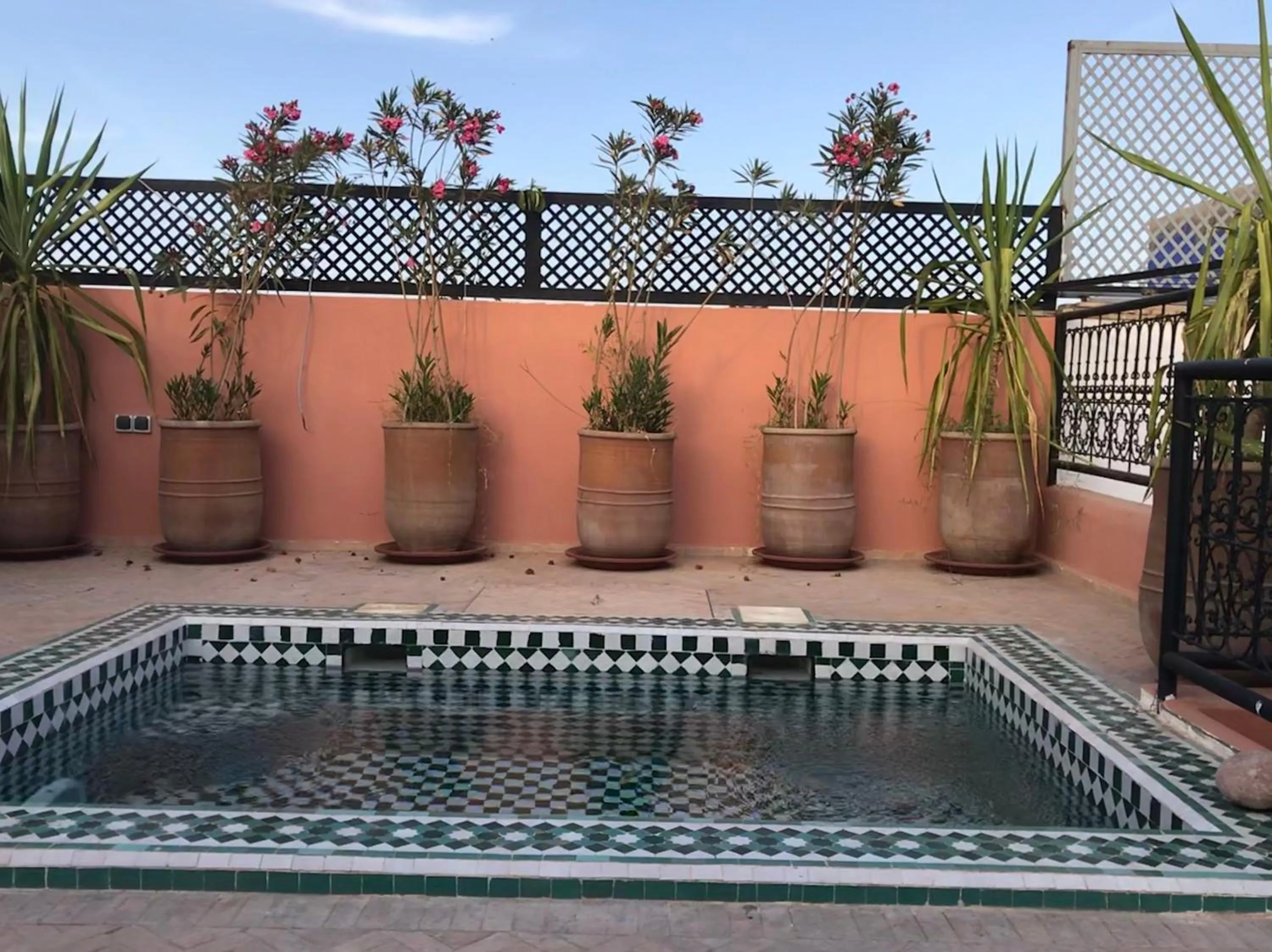 Swimming pool in Riad Marchica