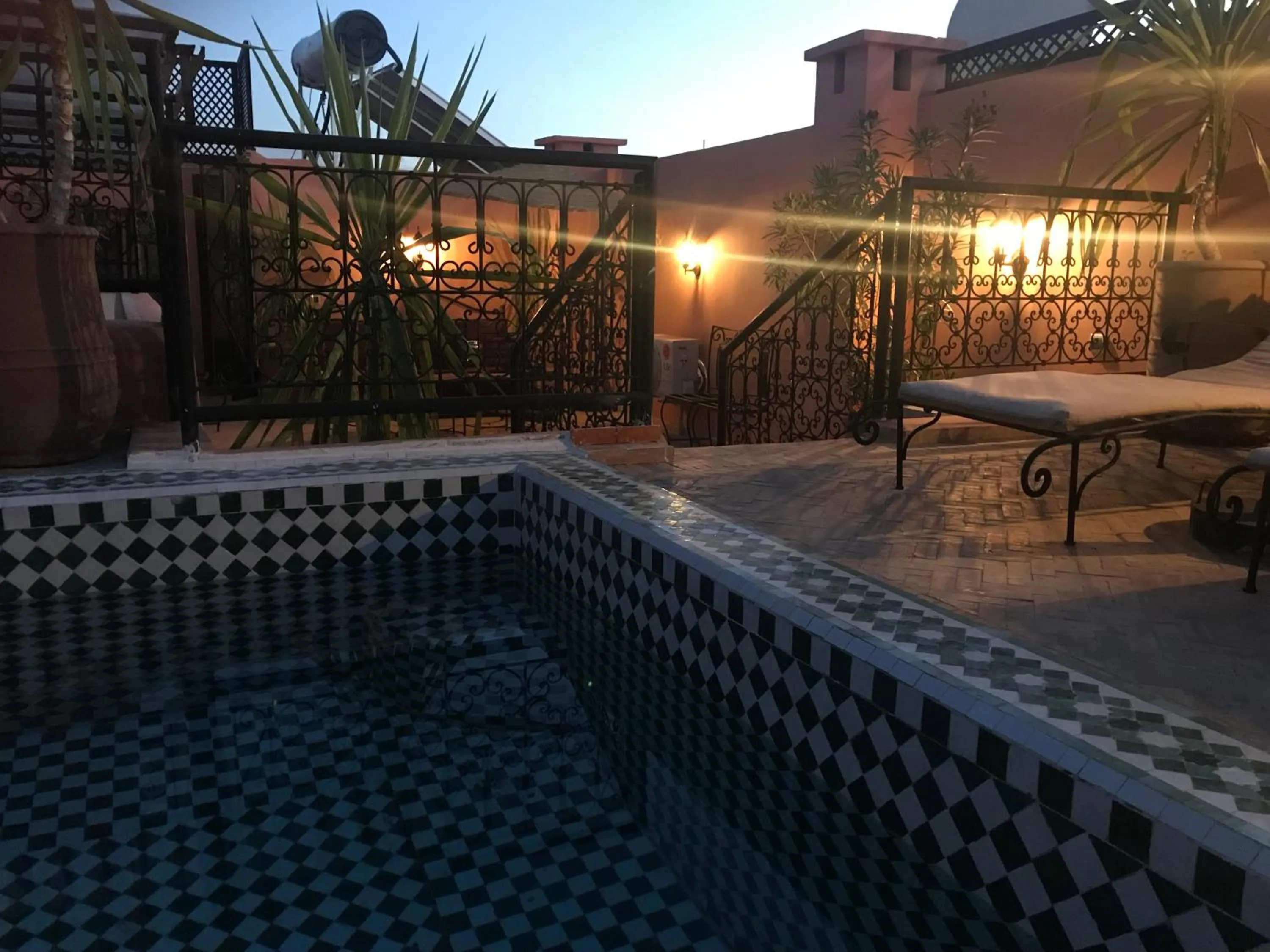 Swimming pool in Riad Marchica