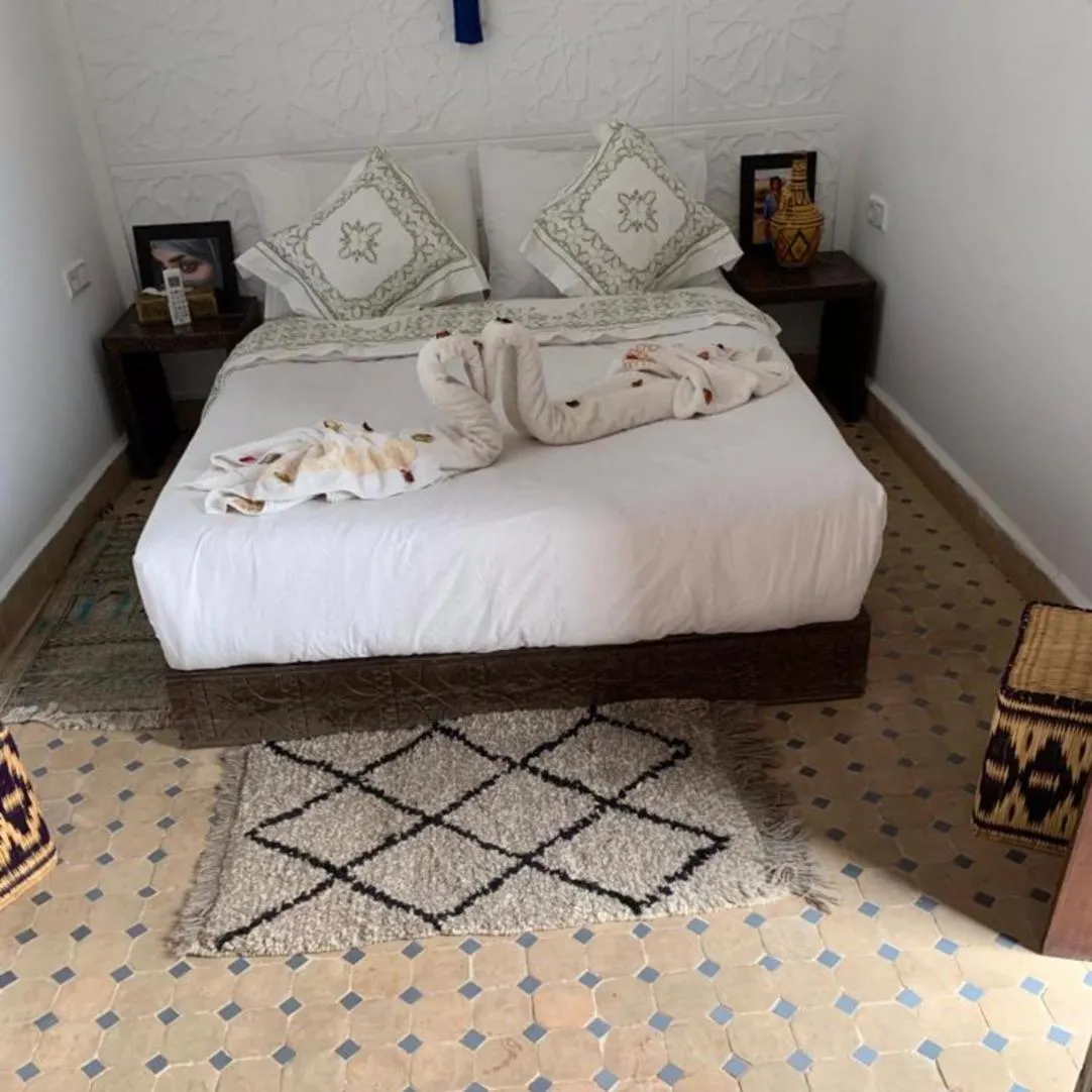 Bed in Riad Marchica
