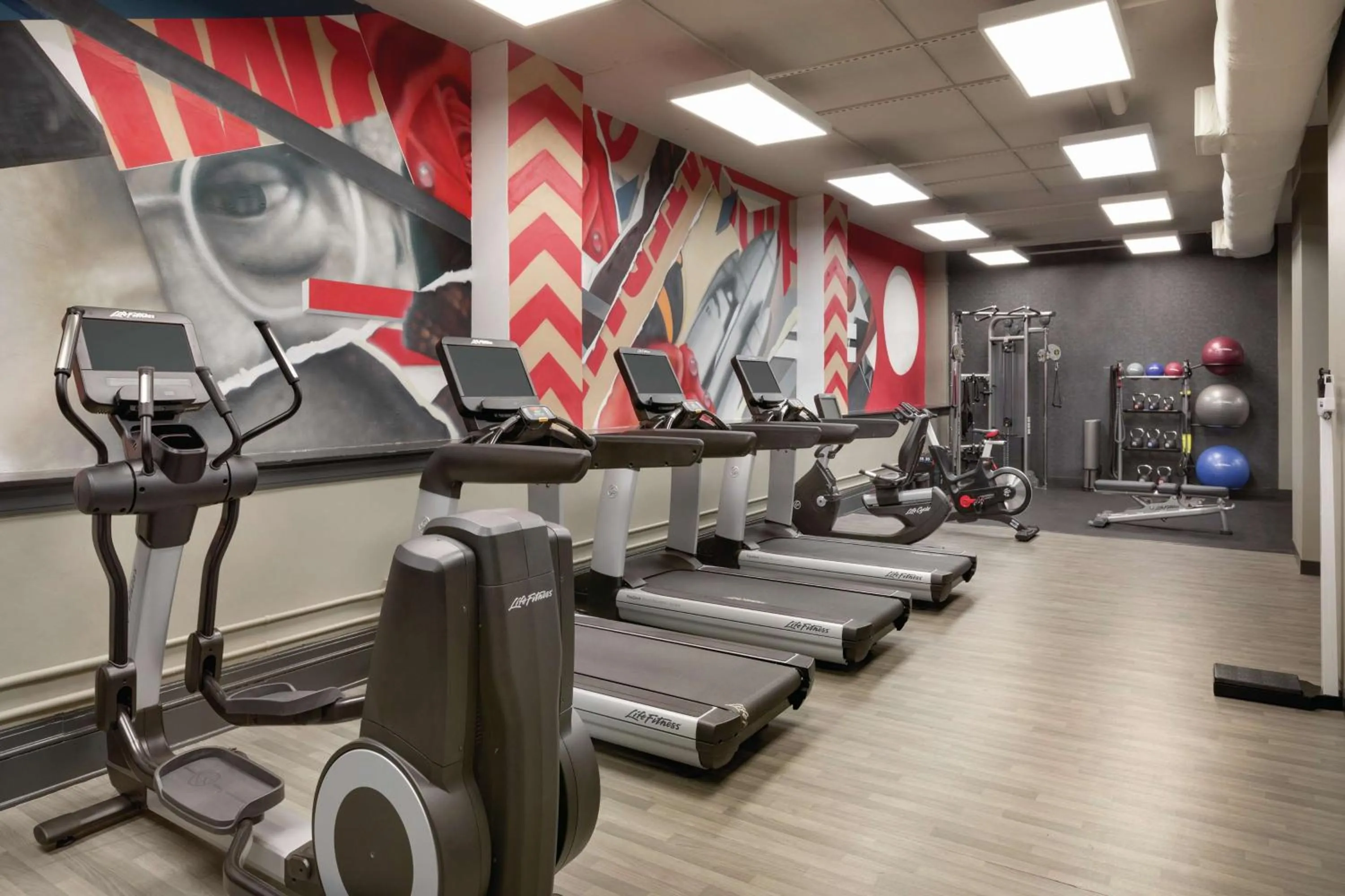 Fitness centre/facilities in The Central Station Memphis, Curio Collection By Hilton