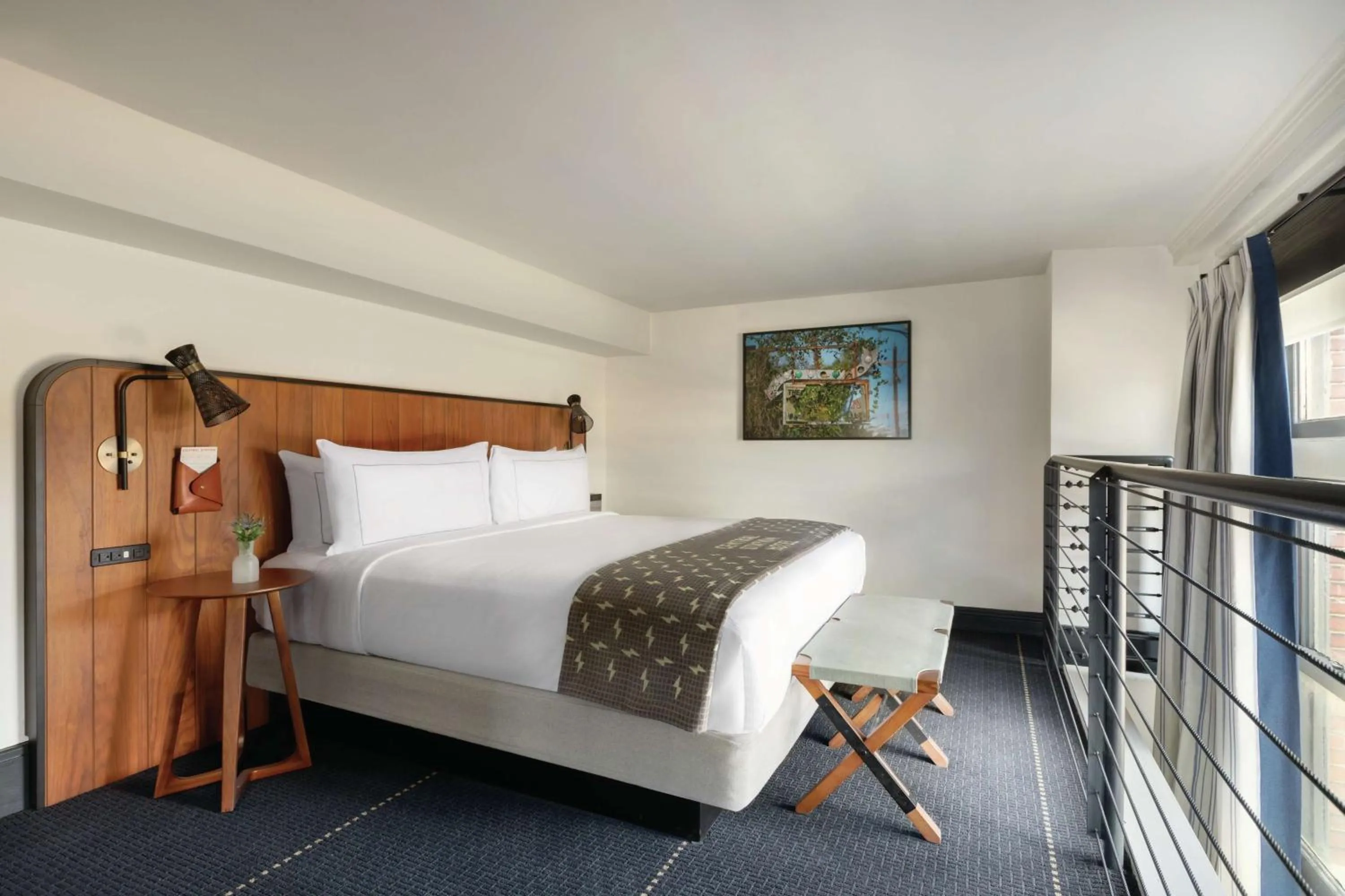 Bed in The Central Station Memphis, Curio Collection By Hilton