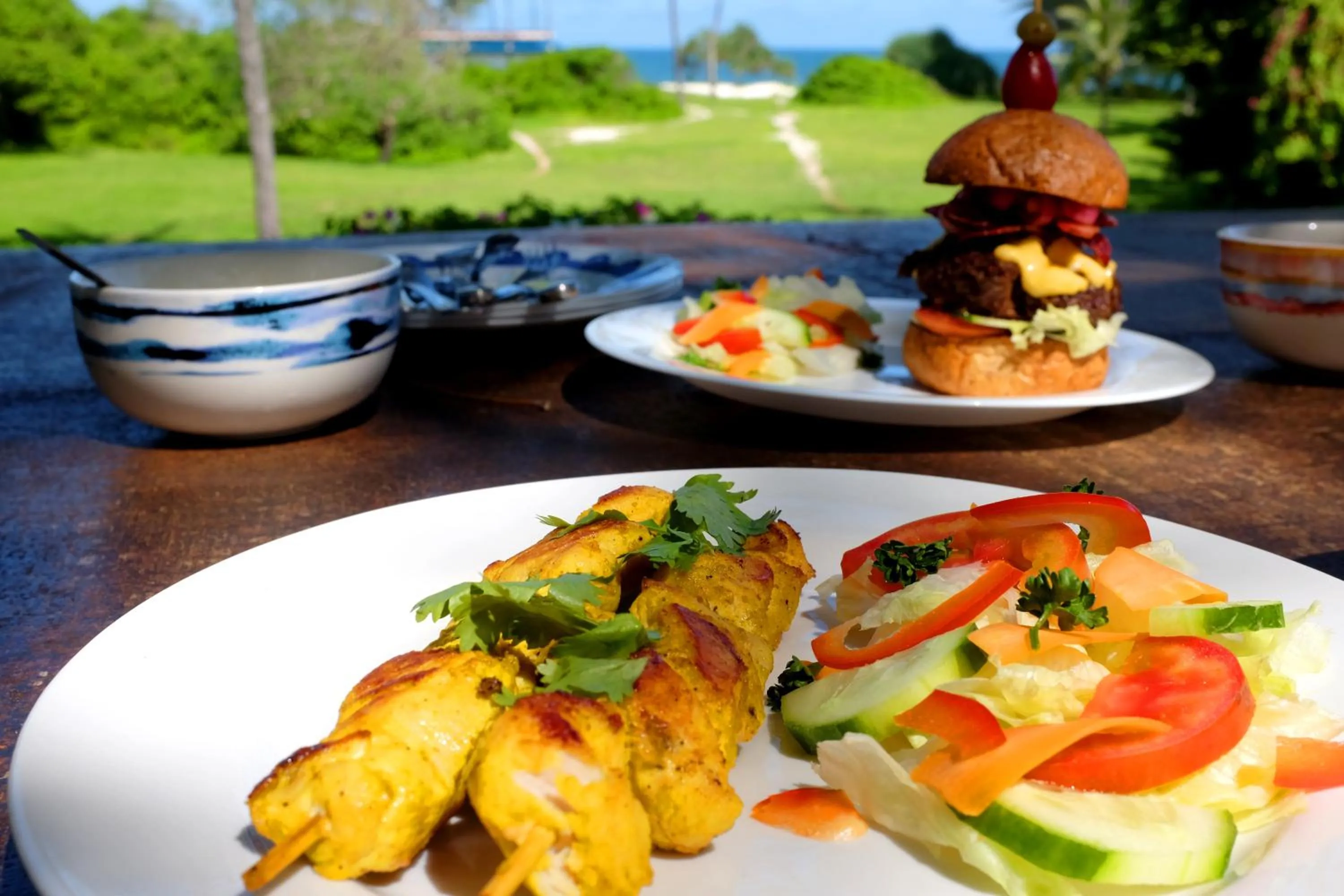 Food and drinks in Salty's Kitesurf Village