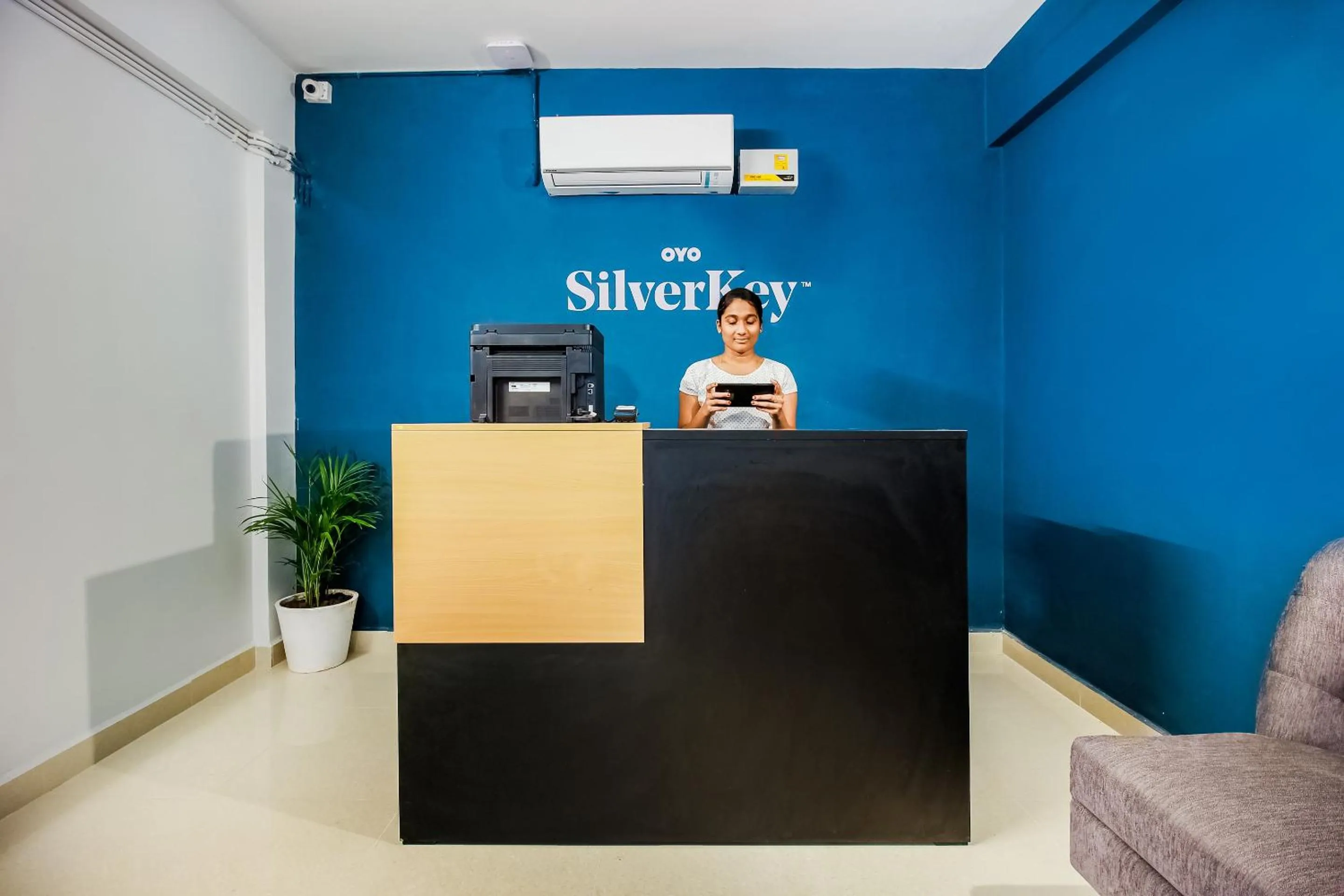 Lobby or reception in Super Hotel O GACHIBOWLI BESIDE DLF