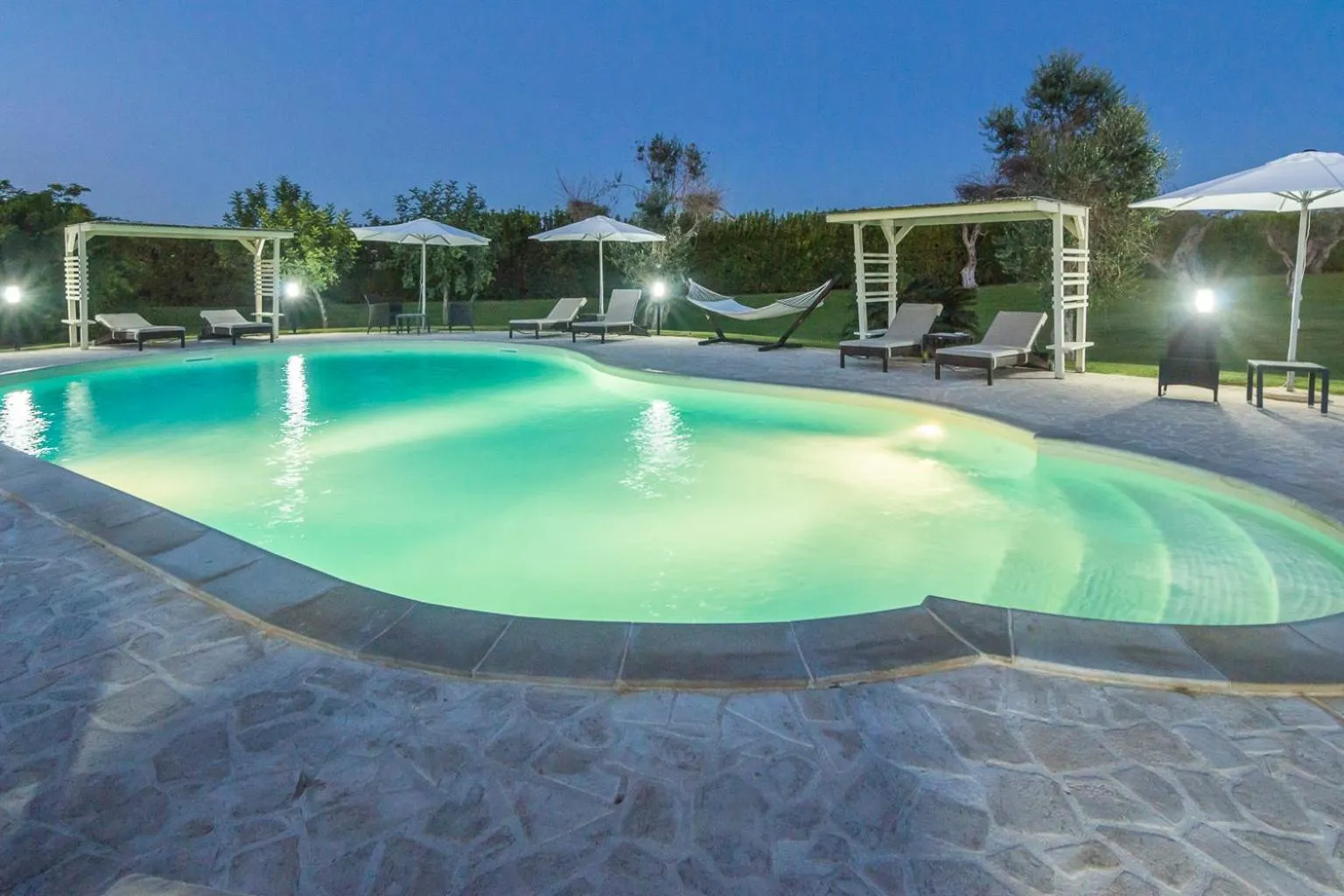 Pool view in Masseria Un Posto al Sole