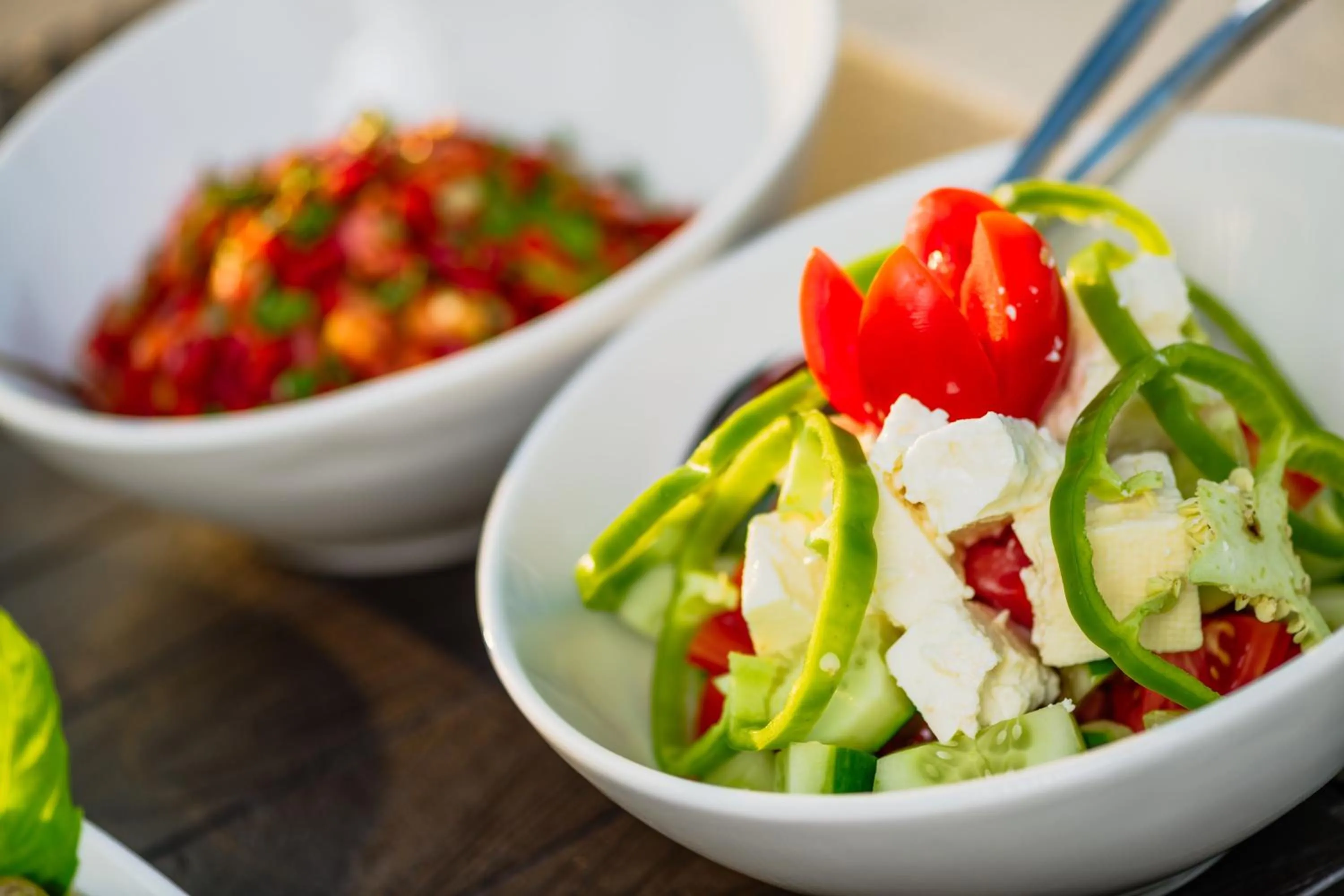 Food in Olivia Palm Hotel