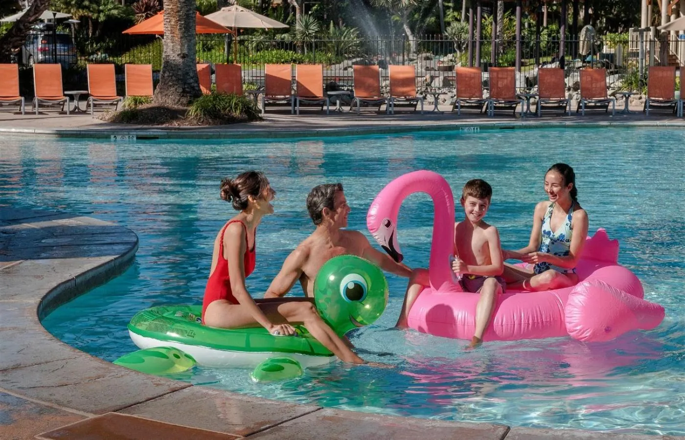 Pool view in Paradise Point Resort & Spa