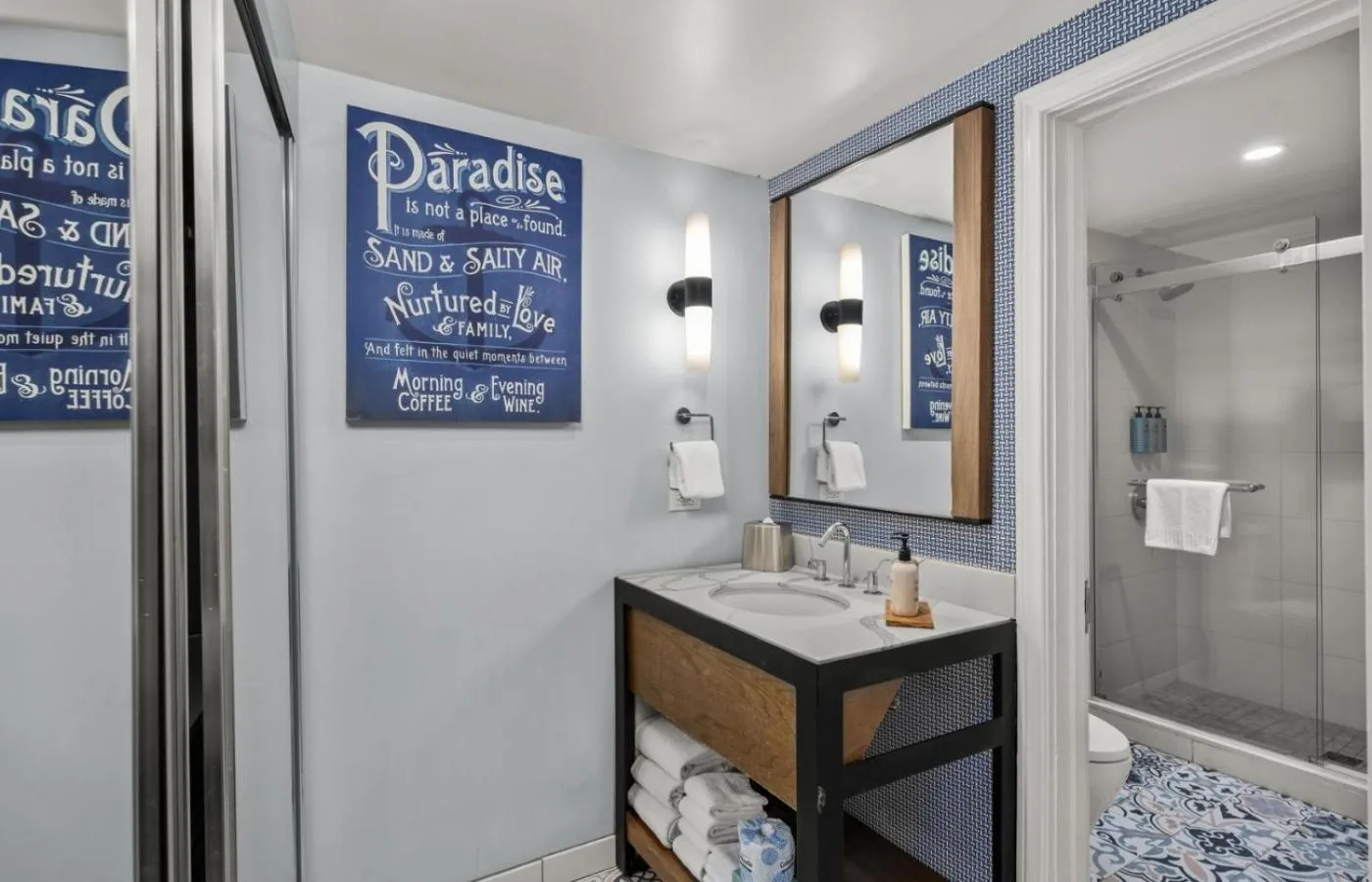 Bathroom in Paradise Point Resort & Spa