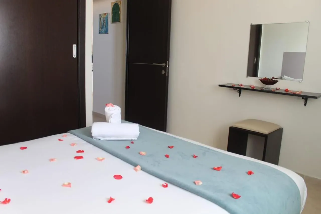 Bed in Kenz Mehdia Hotel Resort