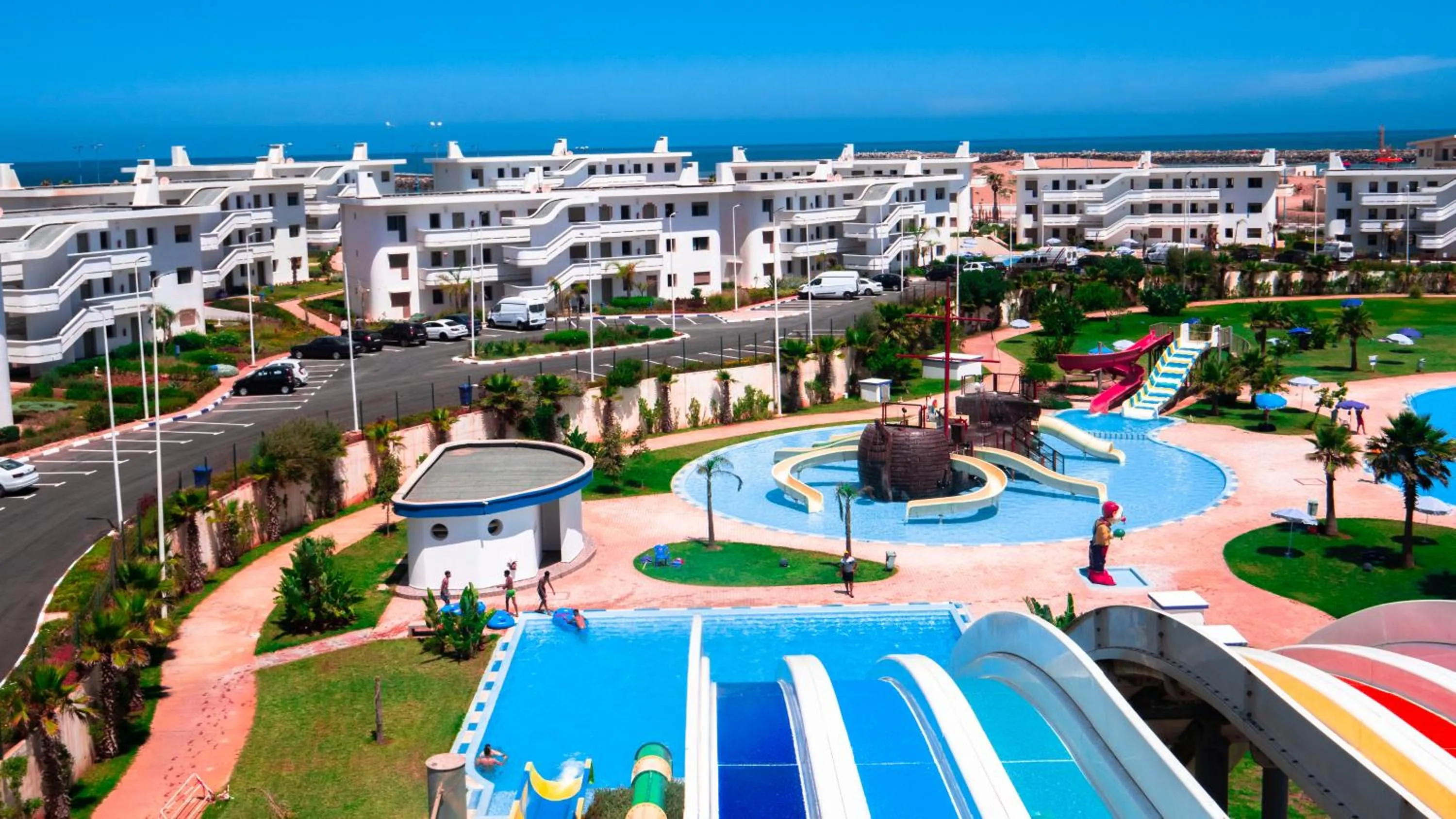 Aqua park in Kenz Mehdia Hotel Resort