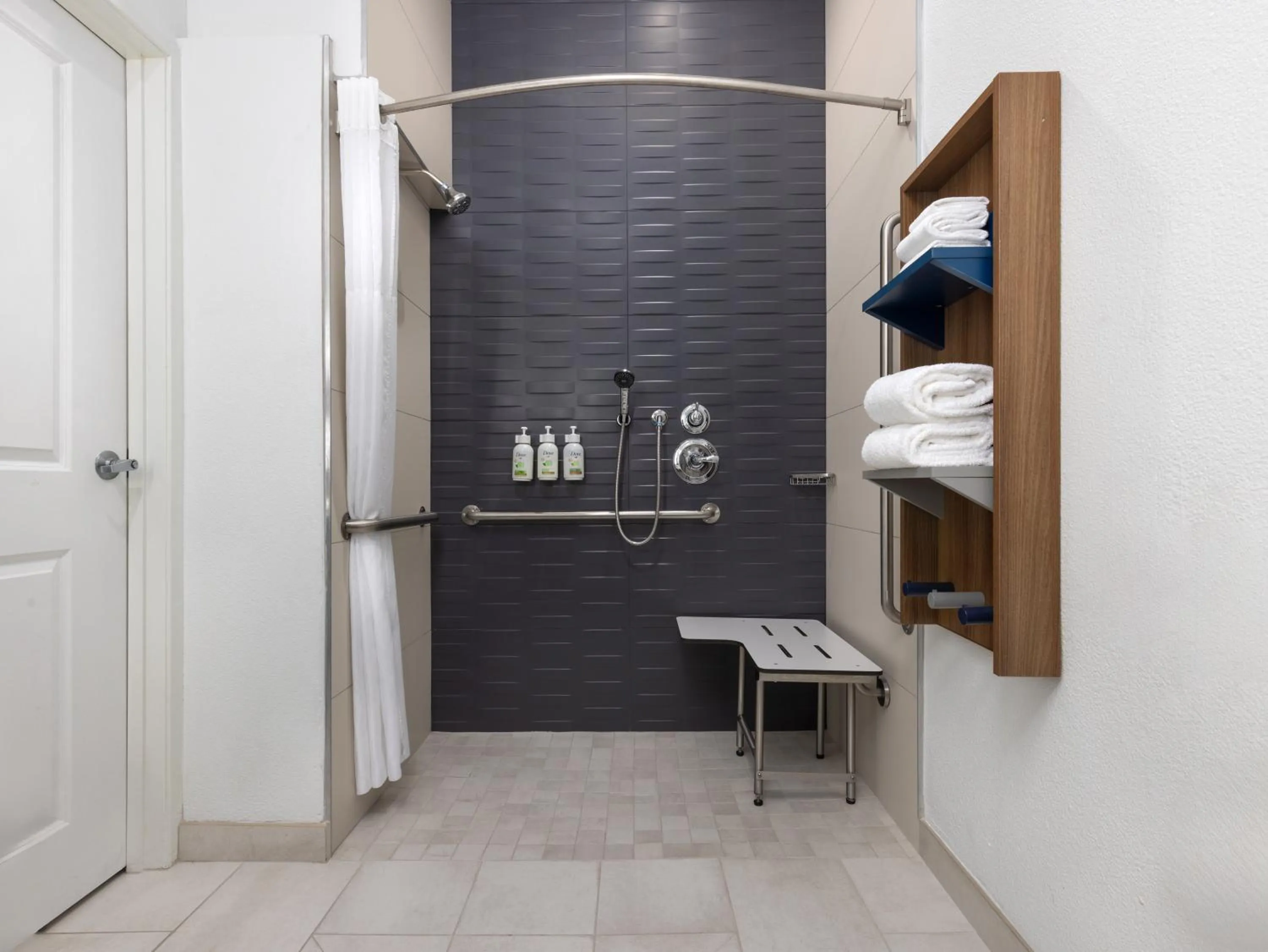 Shower in Microtel Inn & Suites by Wyndham Tracy