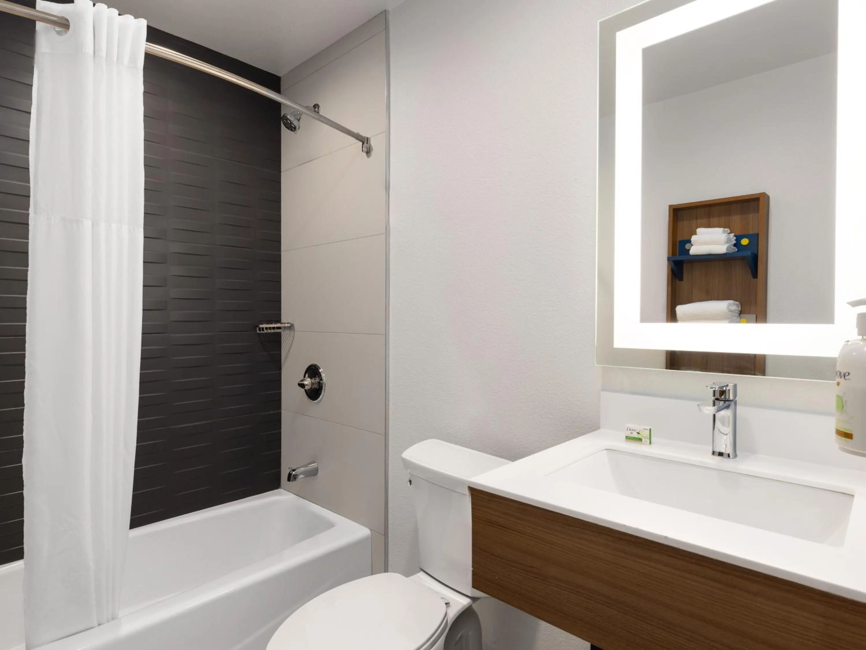 Toilet in Microtel Inn & Suites by Wyndham Tracy