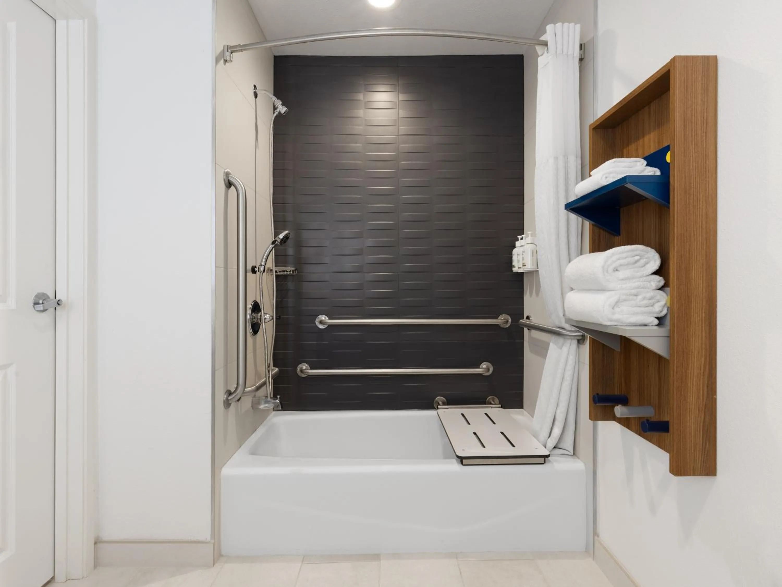 Shower in Microtel Inn & Suites by Wyndham Tracy