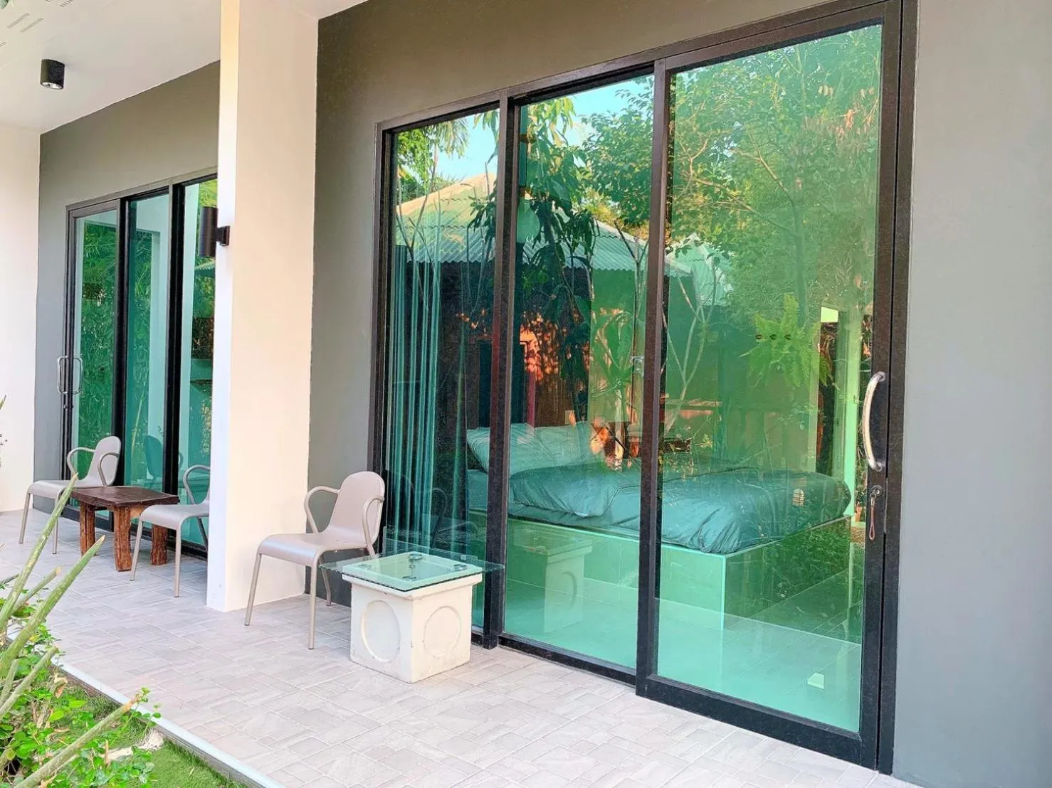 Patio in Petchngam Home Resort