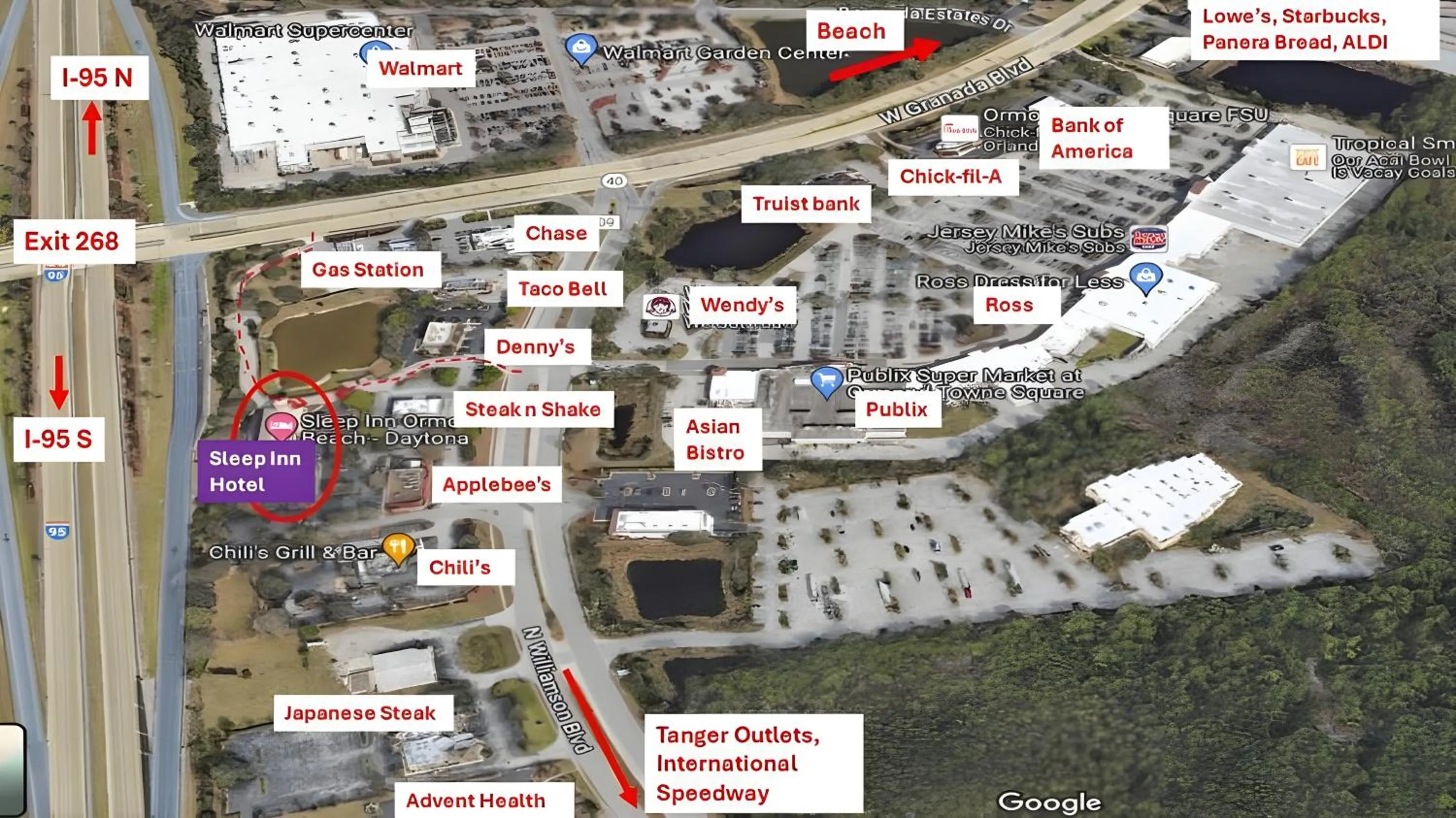 Bird's eye view in Sleep Inn Ormond Beach - Daytona