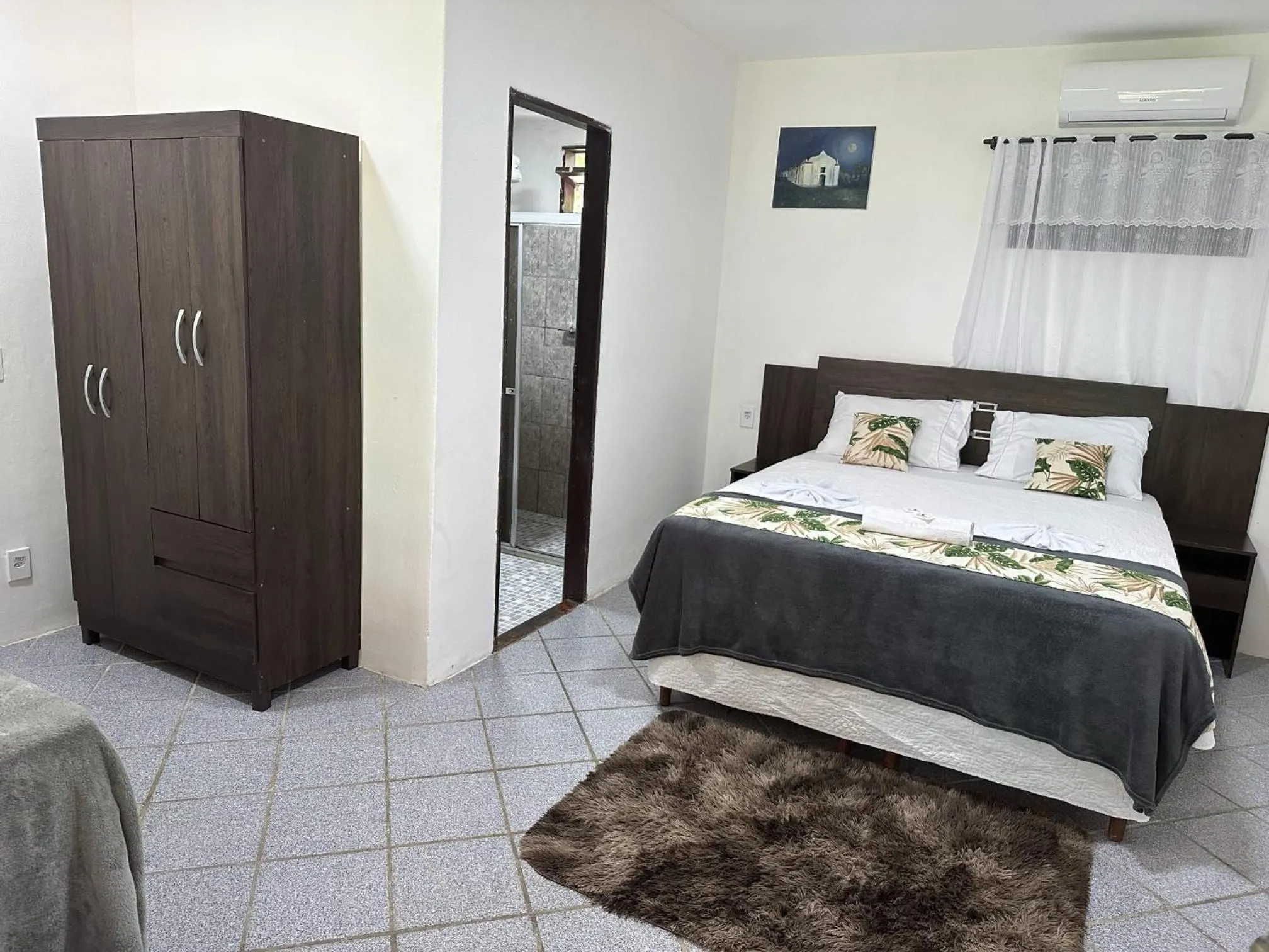 Bed in Pousada Bella Vida