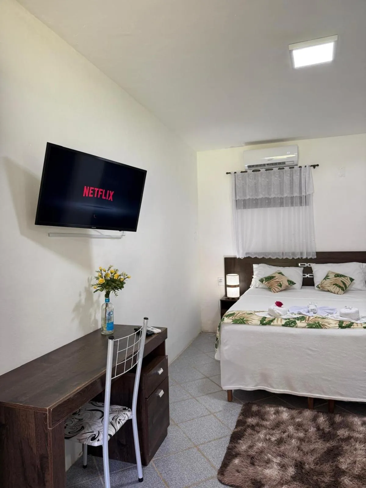 Bed in Pousada Bella Vida