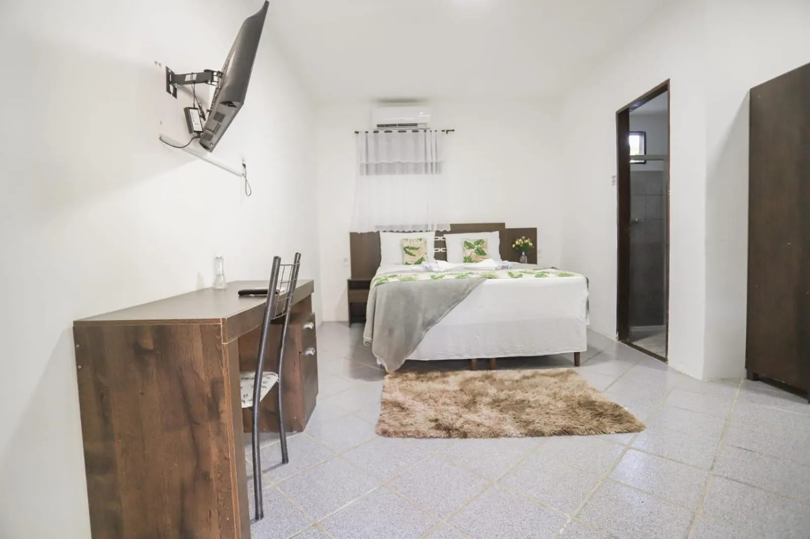 Bed in Pousada Bella Vida