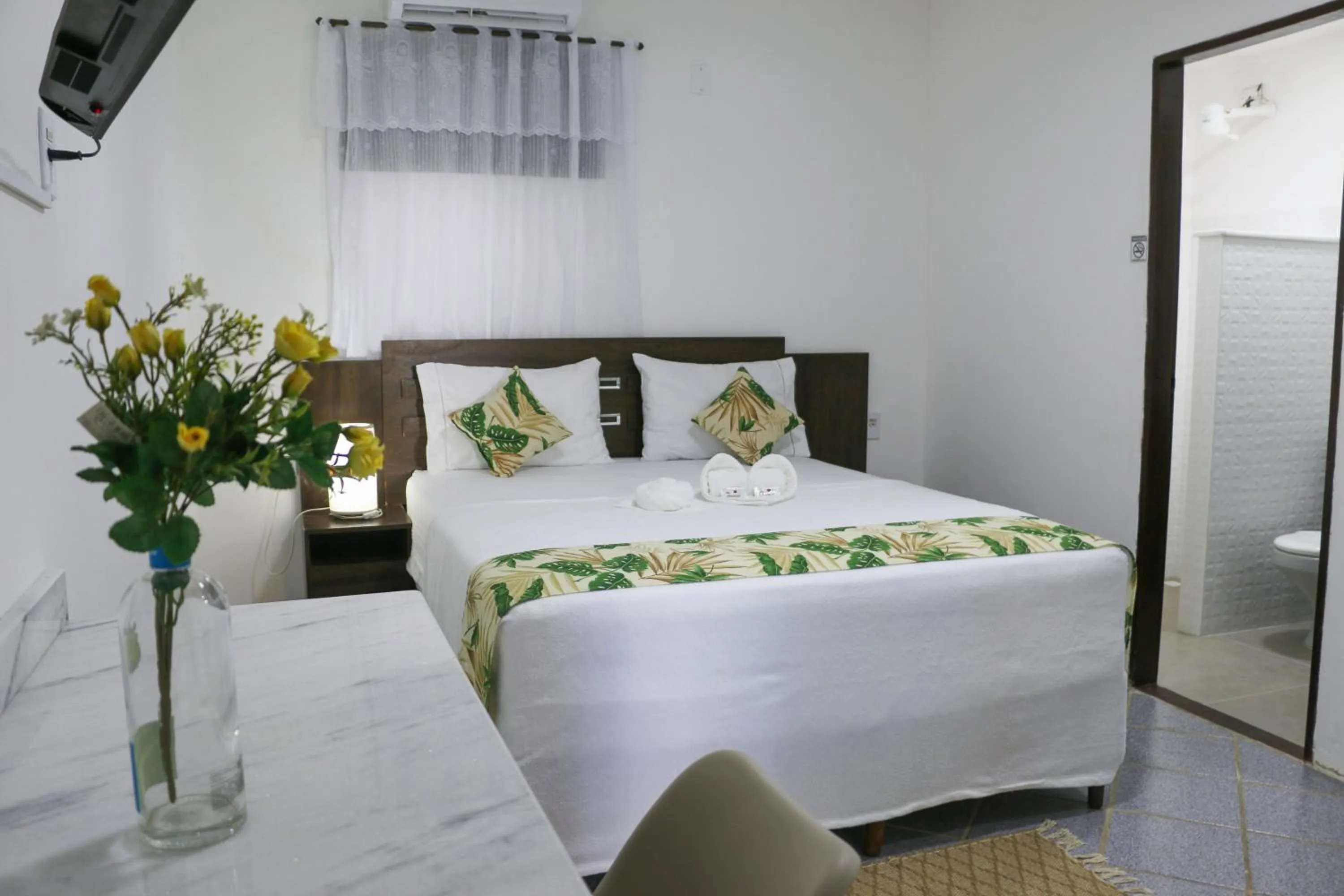 Bed in Pousada Bella Vida