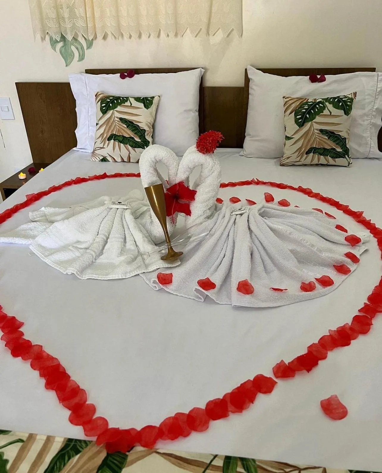 Bed in Pousada Bella Vida