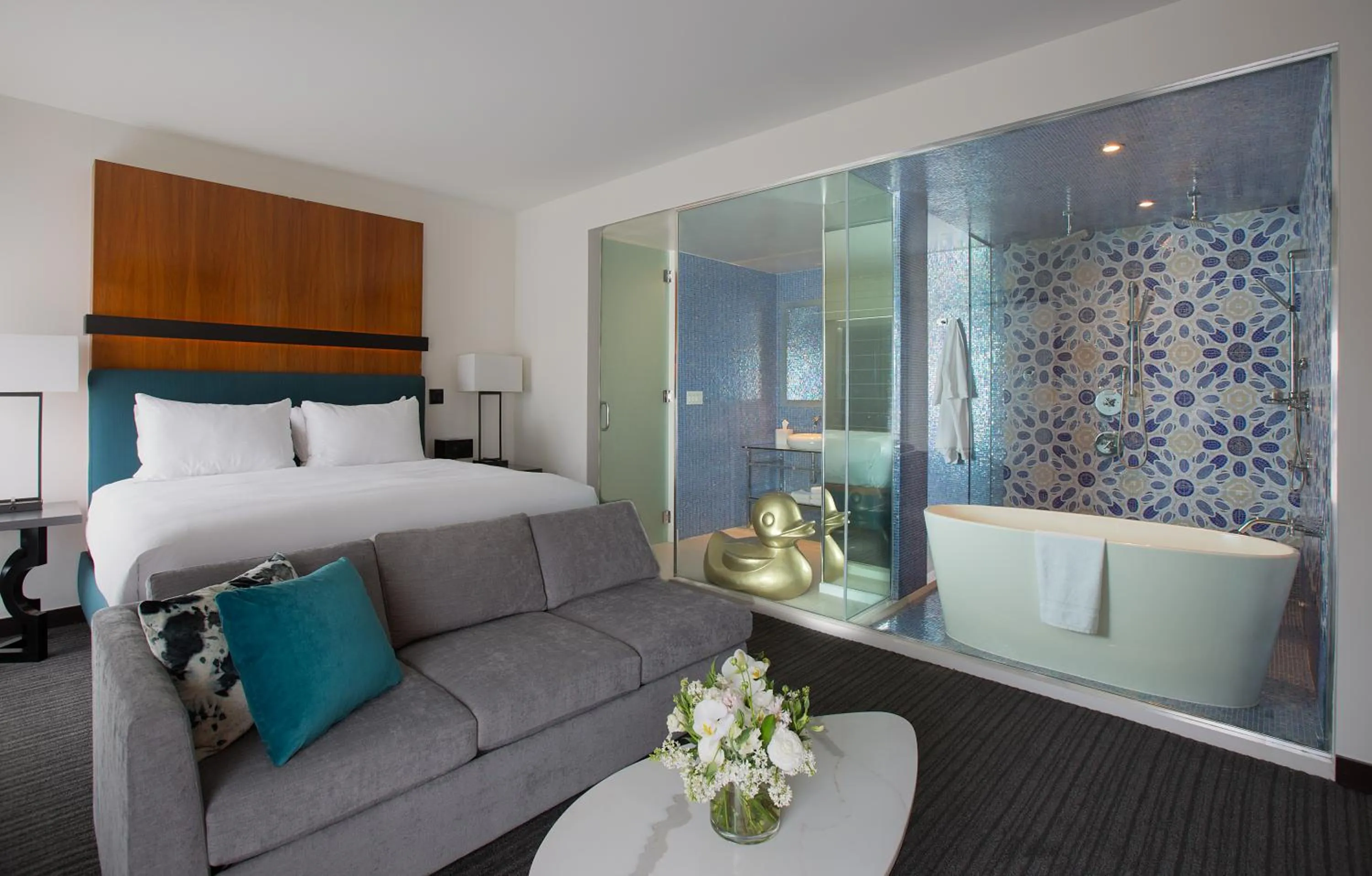 Bed in Andaz San Diego, By Hyatt