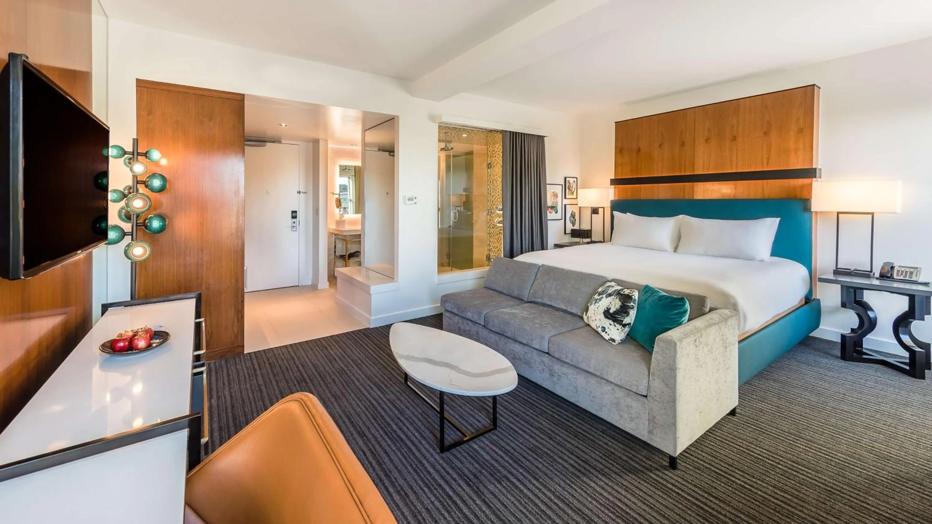 Bedroom, Bed in Andaz San Diego, By Hyatt