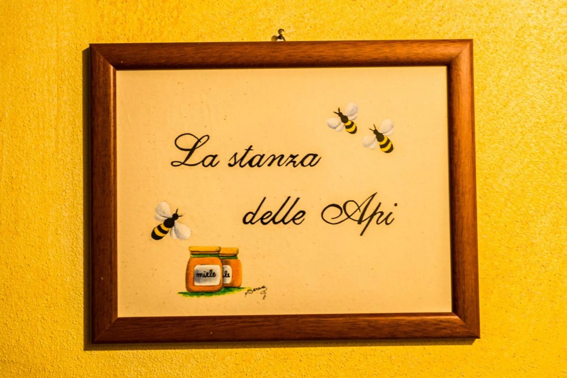 Text overlay in Agriturismo Tre Rondini