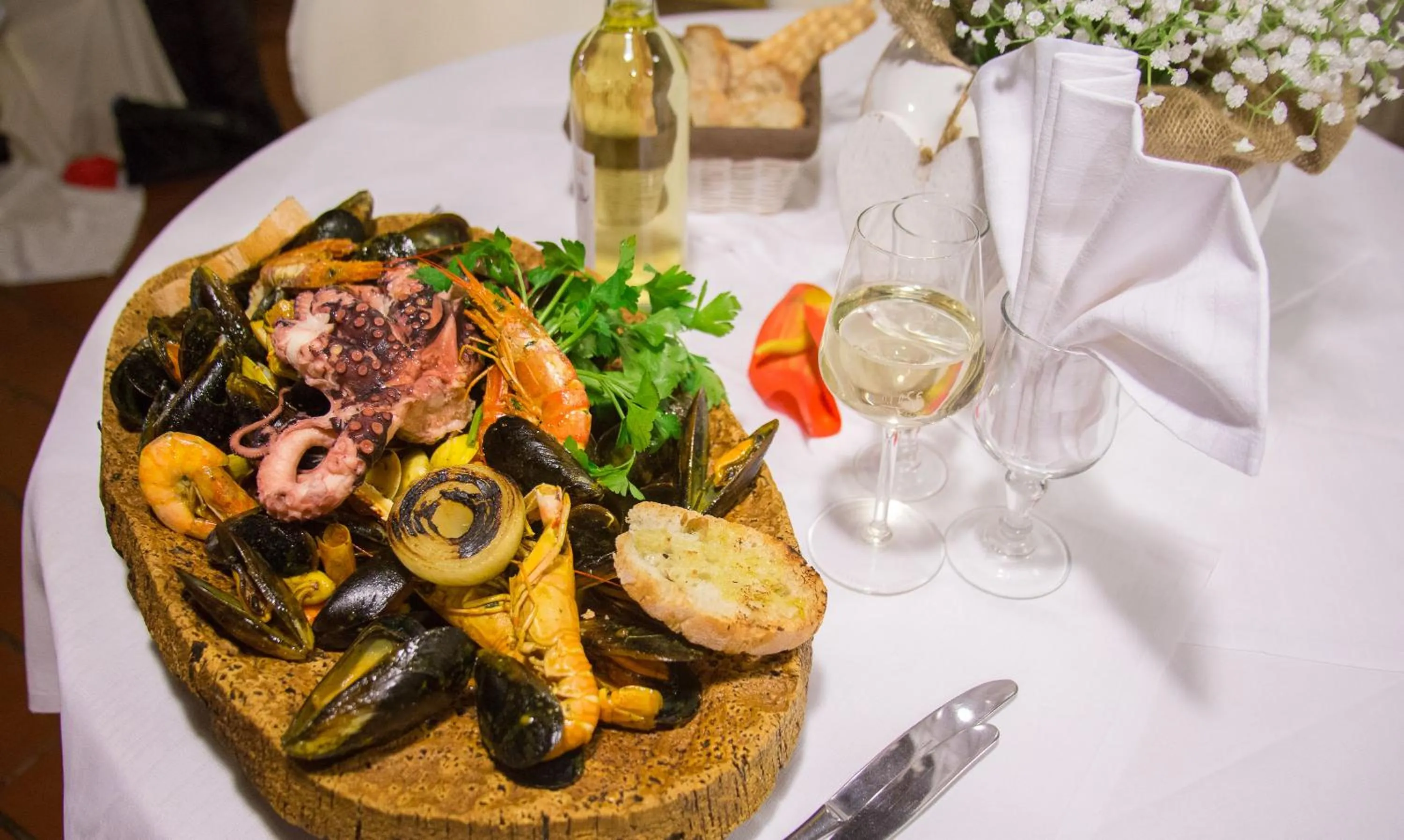 Food close-up in Hotel Ristorante La Perla