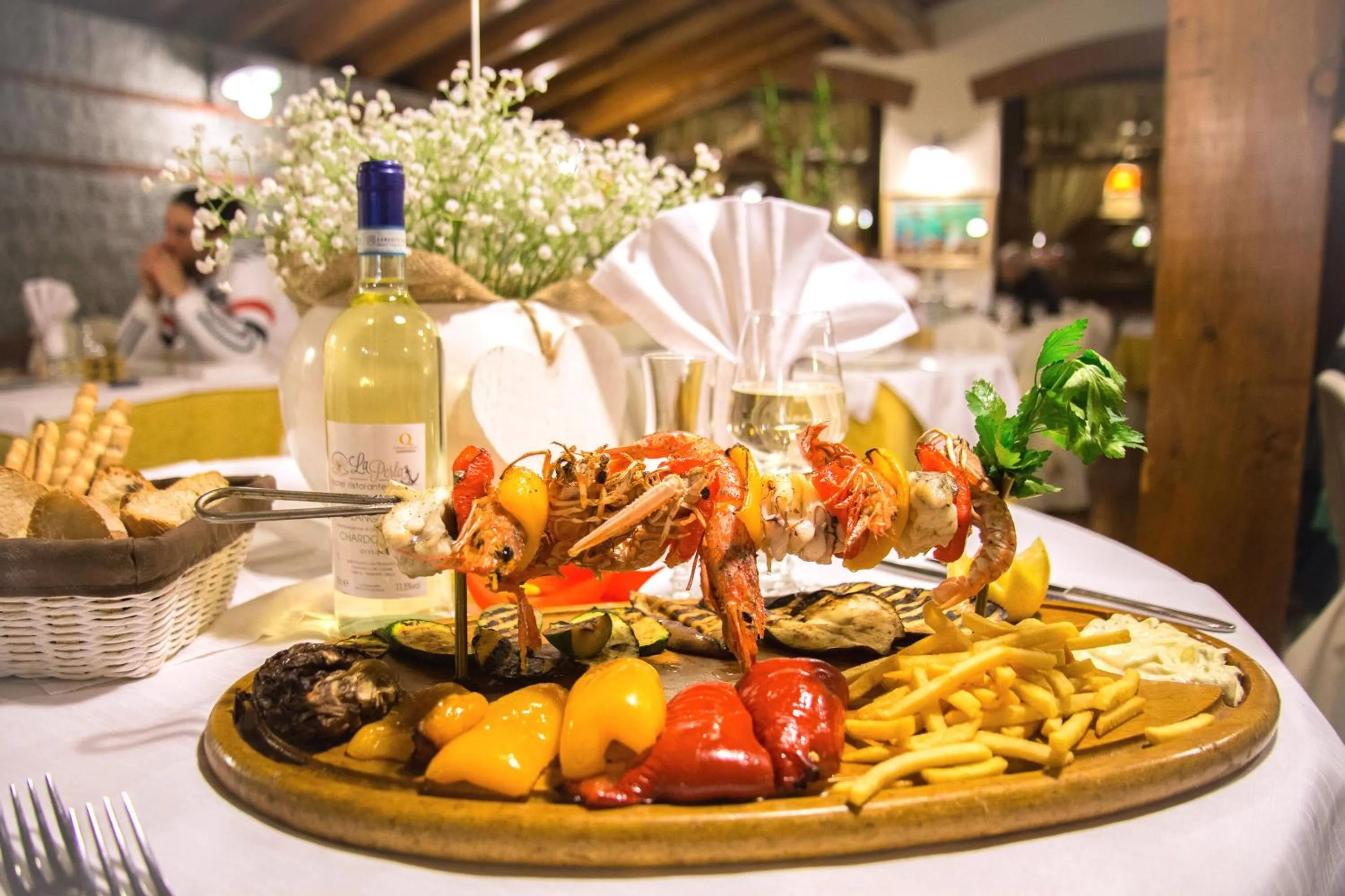 Food close-up in Hotel Ristorante La Perla