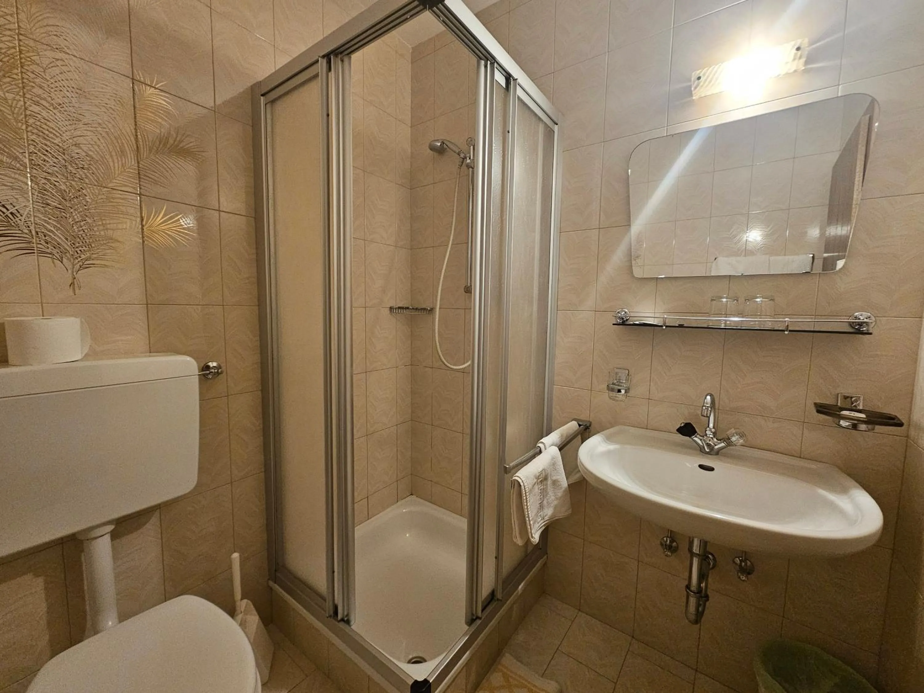 Shower in Hotel Pichlerhof