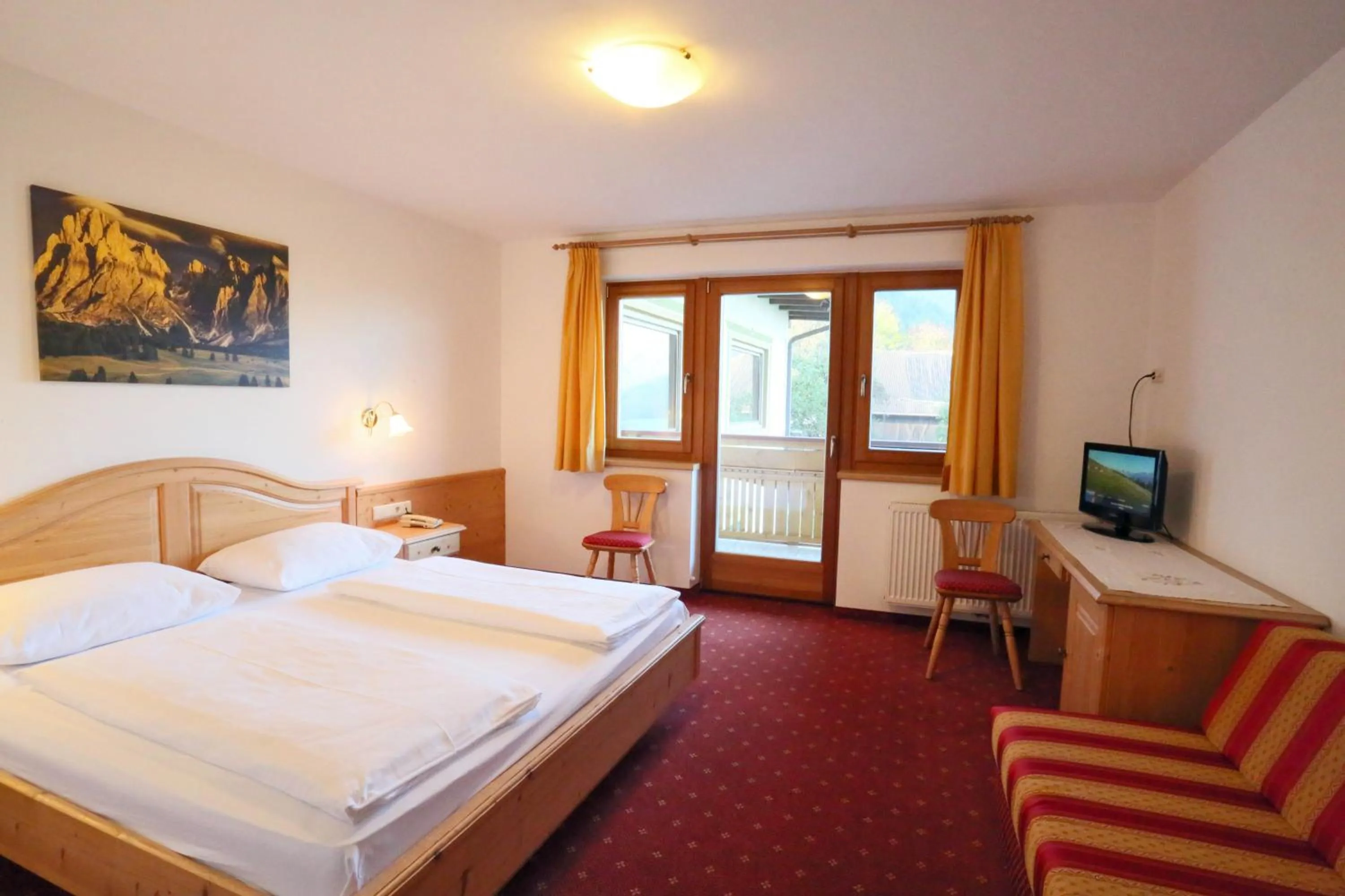 Bed in Hotel Pichlerhof