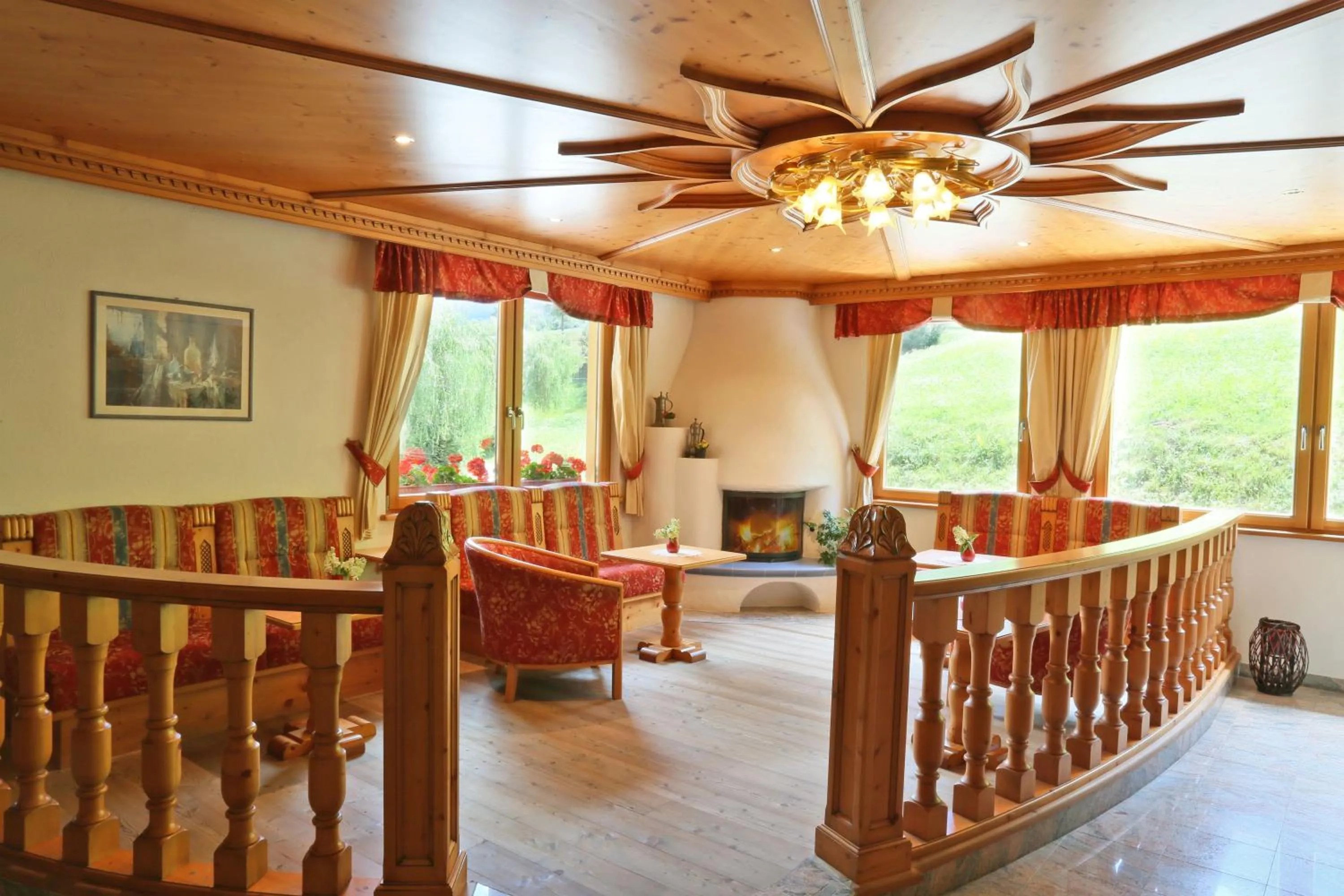 Seating area in Hotel Pichlerhof