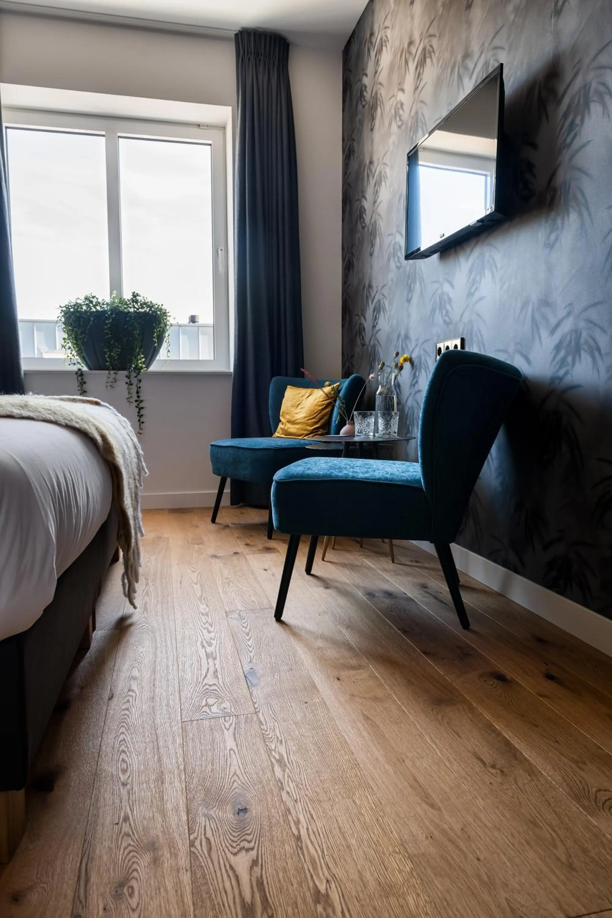 Seating area, Bed in Boutique Hotel De Beerze
