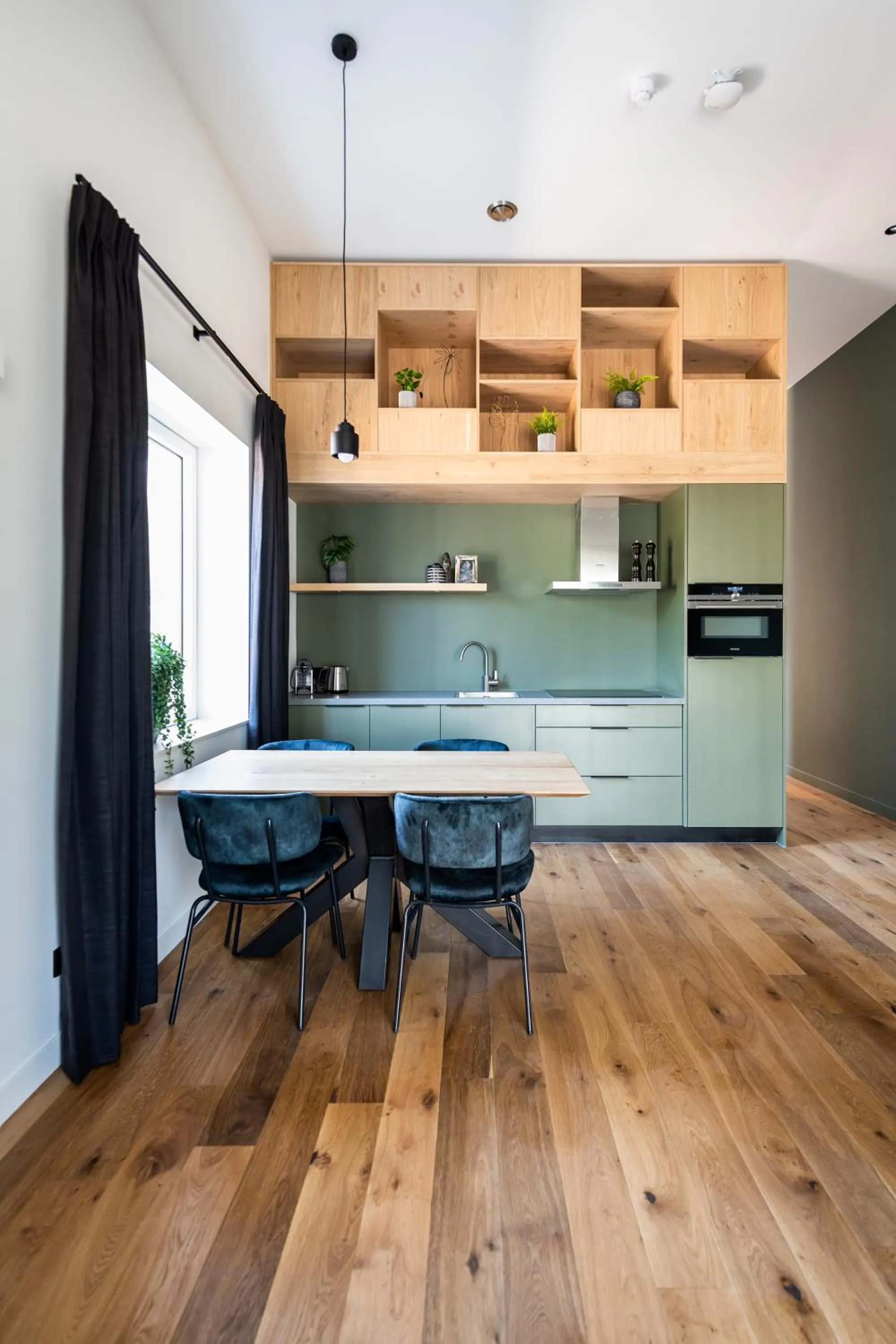 Kitchen or kitchenette in Boutique Hotel De Beerze