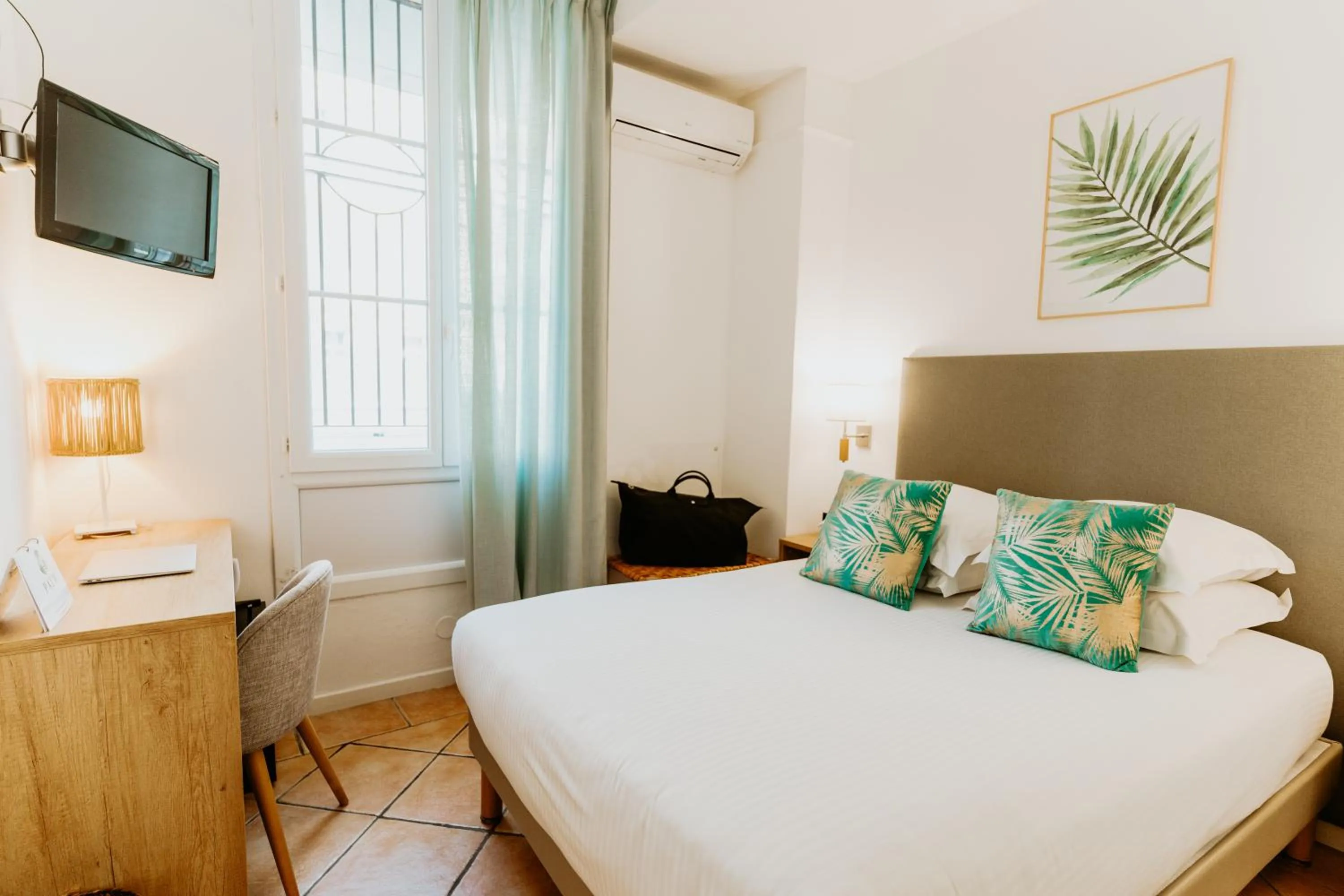 Bed in Palm Boutique Hôtel Nice