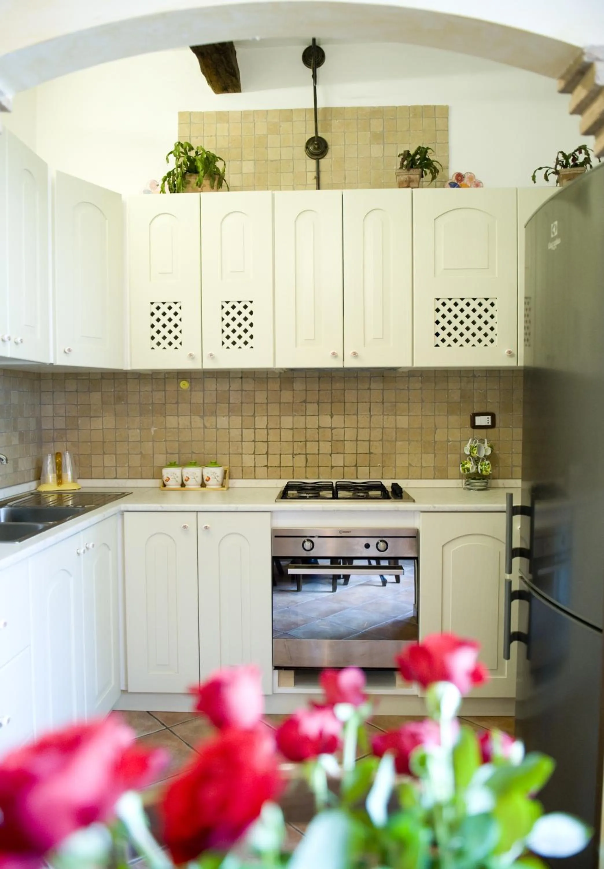 Kitchen or kitchenette in Bed And Breakfast Mblò