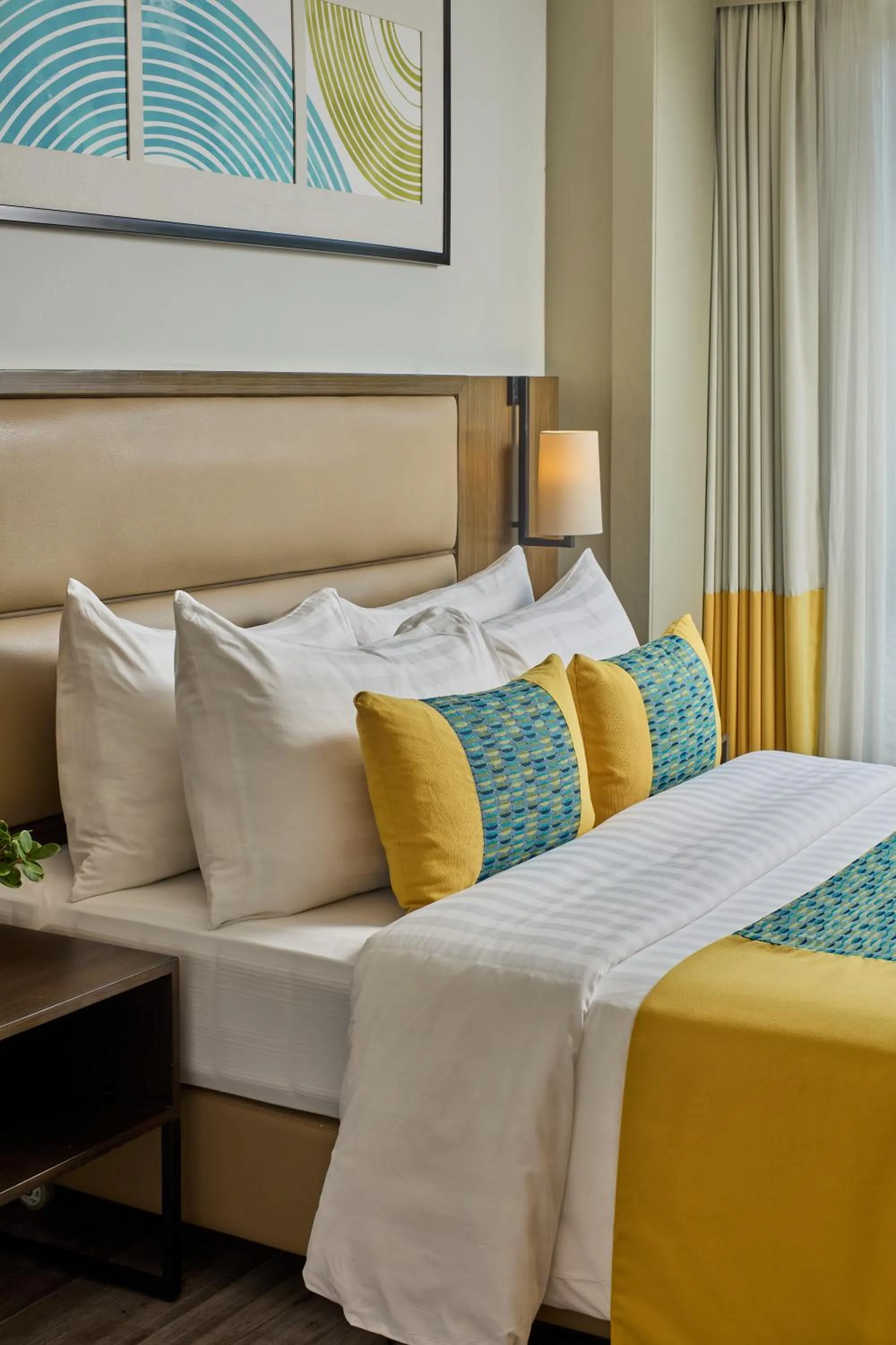 Bed in Belmont Hotel Boracay near Newcoast Beach