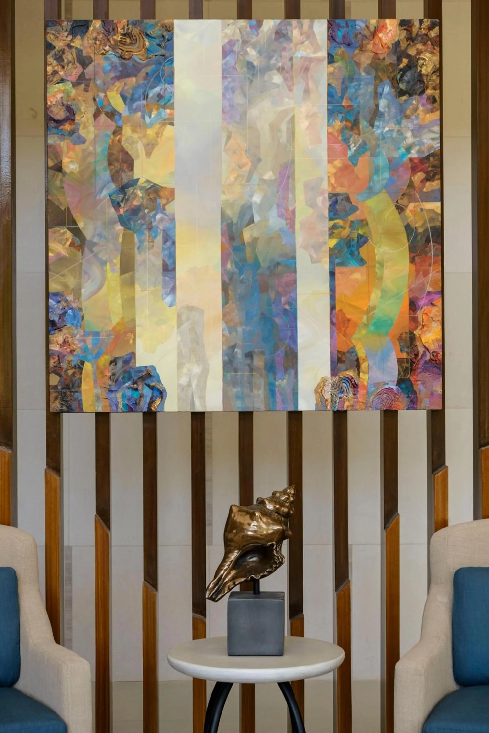 Decorative detail in Belmont Hotel Boracay near Newcoast Beach