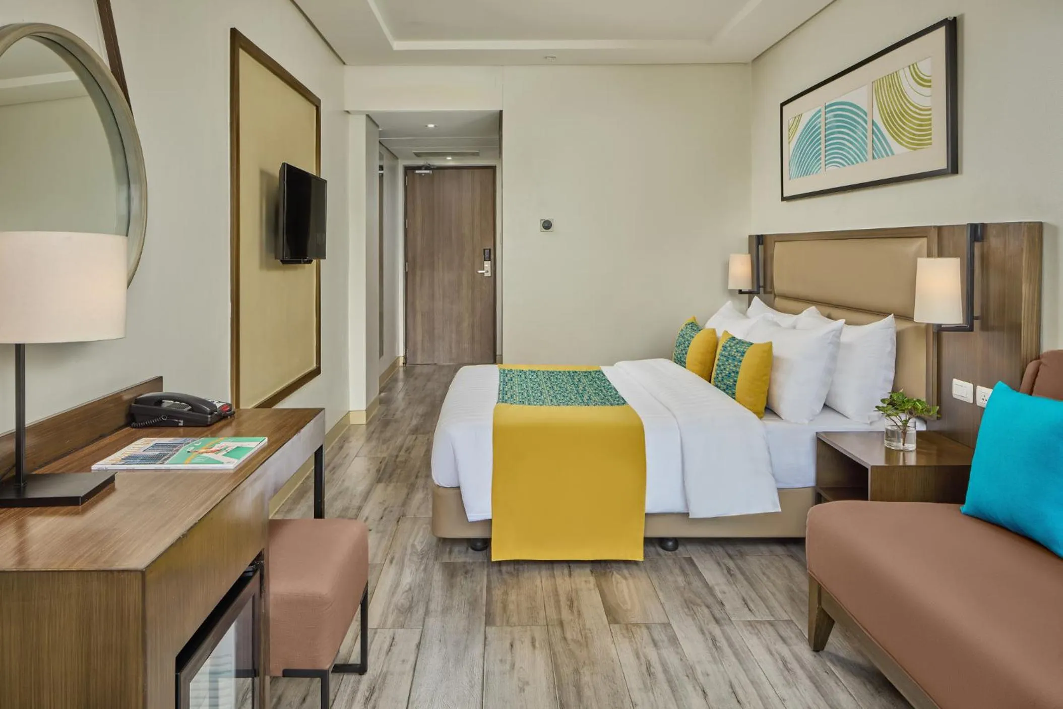 Bedroom, Bed in Belmont Hotel Boracay near Newcoast Beach