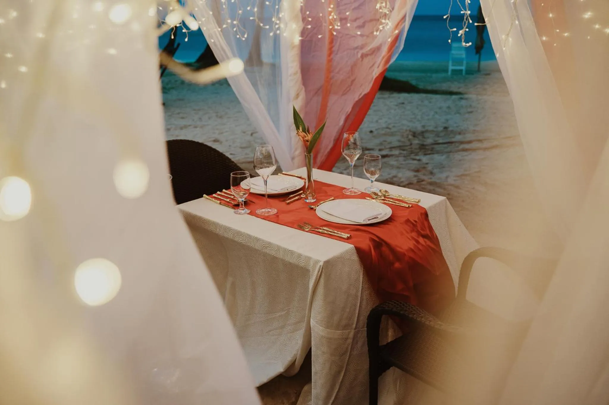 Dinner in Belmont Hotel Boracay near Newcoast Beach