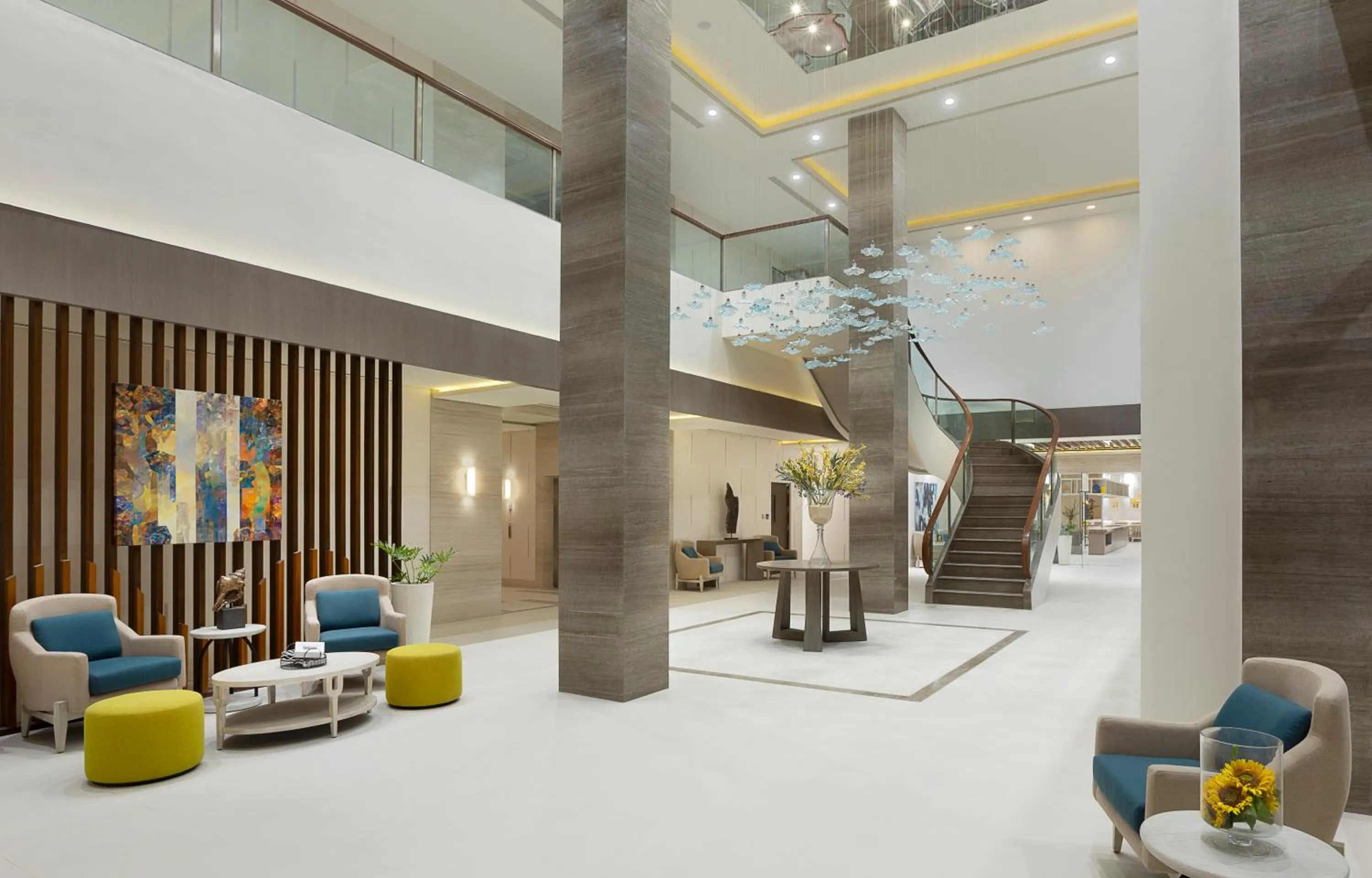 Lobby or reception in Belmont Hotel Boracay near Newcoast Beach