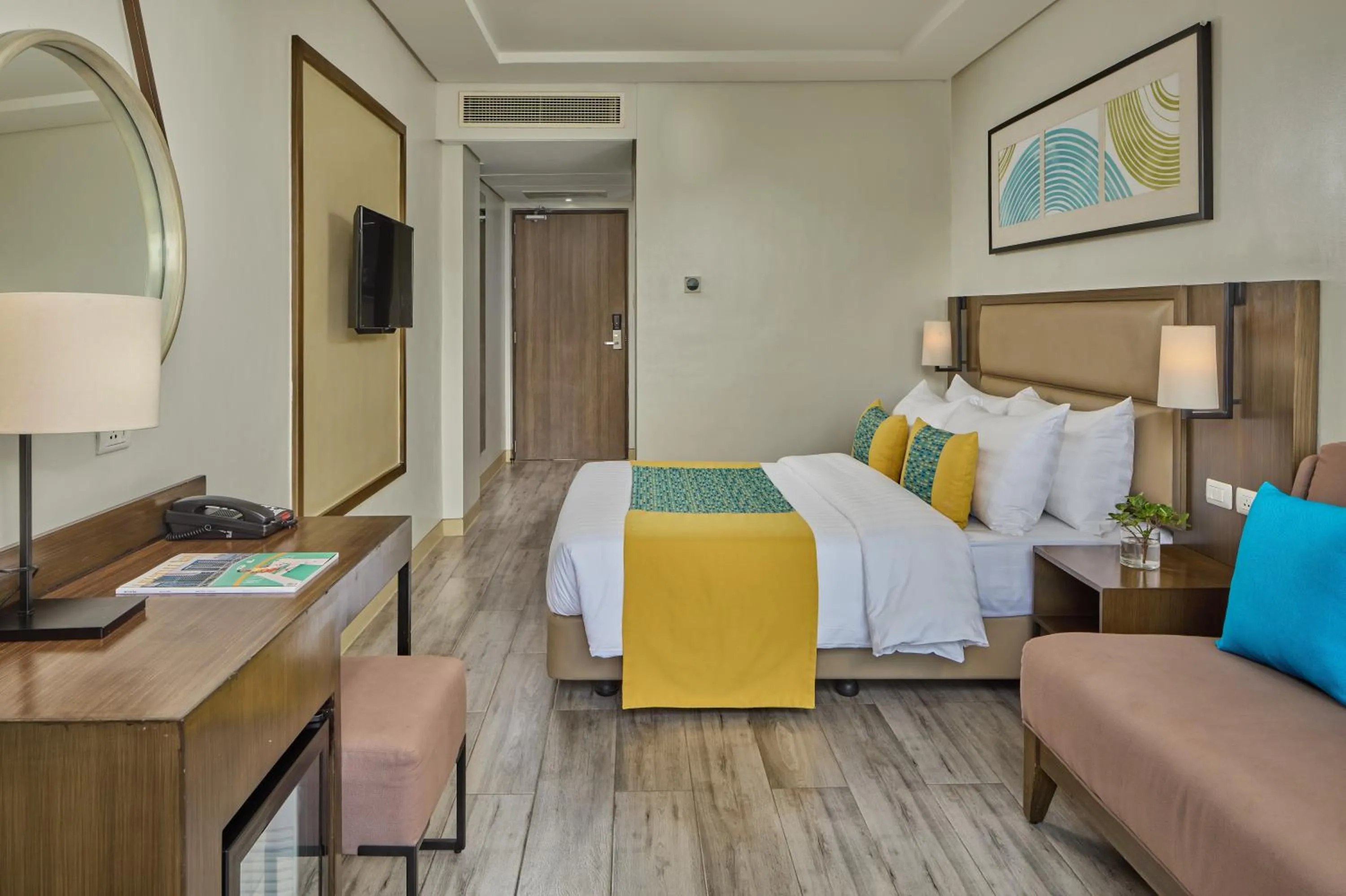 Bedroom, Bed in Belmont Hotel Boracay near Newcoast Beach