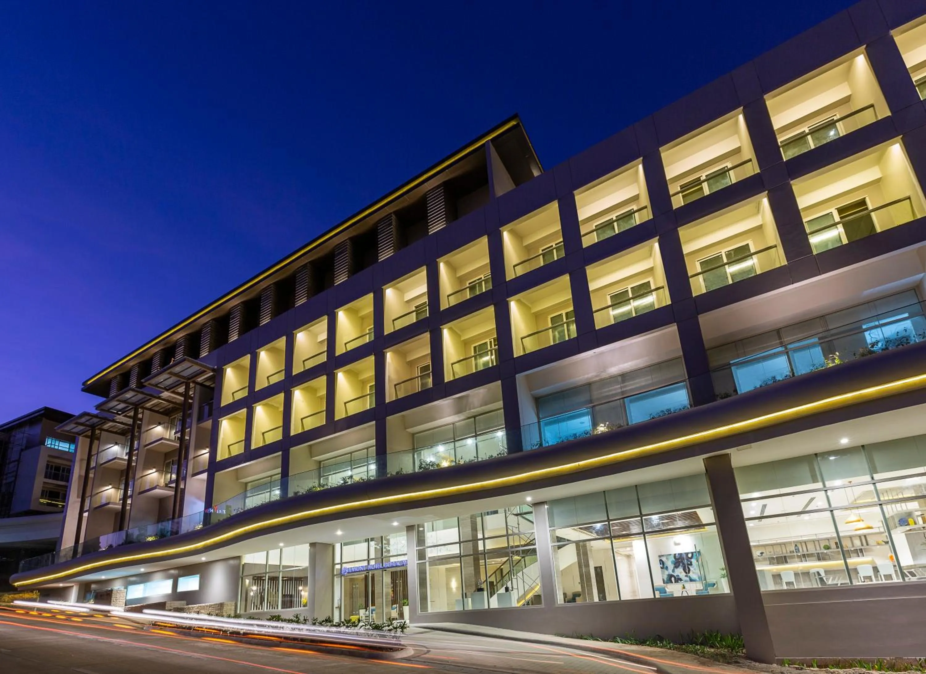 Property building in Belmont Hotel Boracay near Newcoast Beach