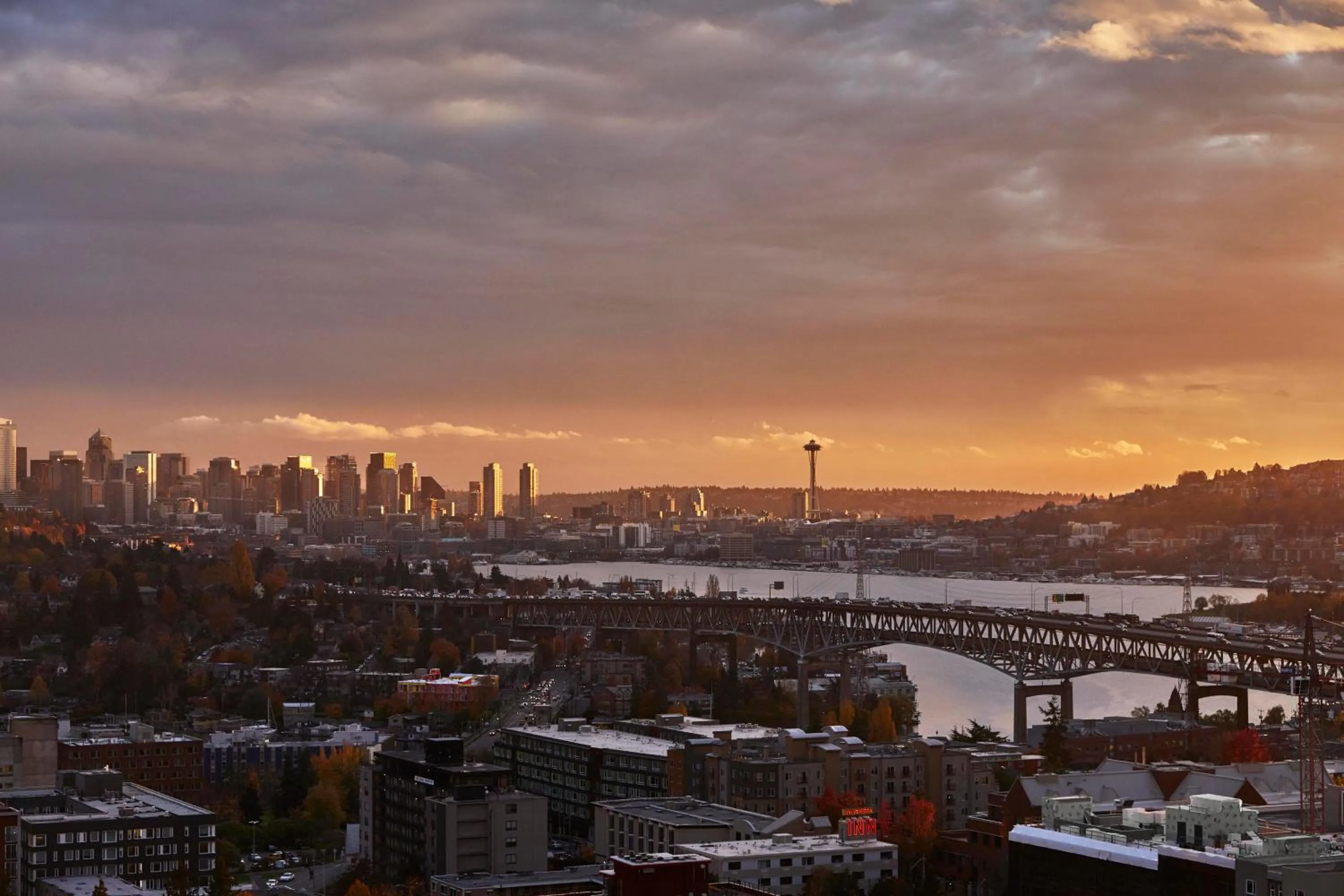 Landmark view in Graduate Seattle