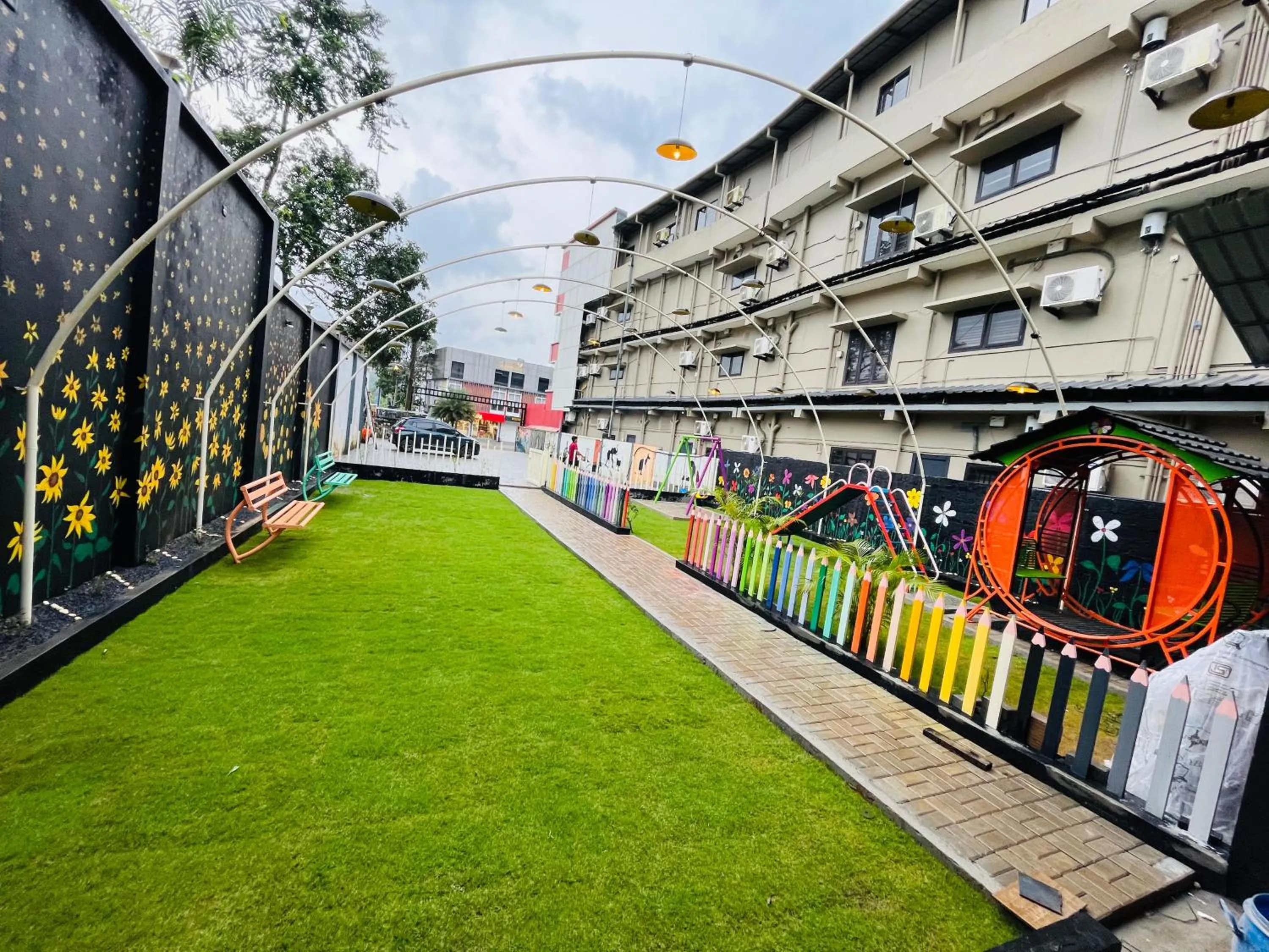 Children play ground in Royal Plaza Wayanad